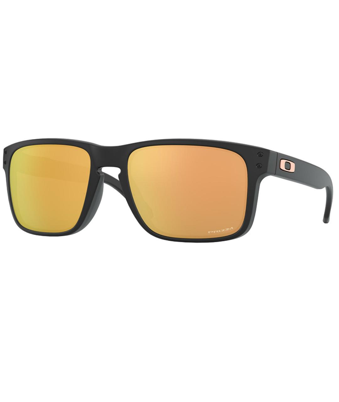 OAKLEY Черные пластиковые солнцезащитные очки, фото 1