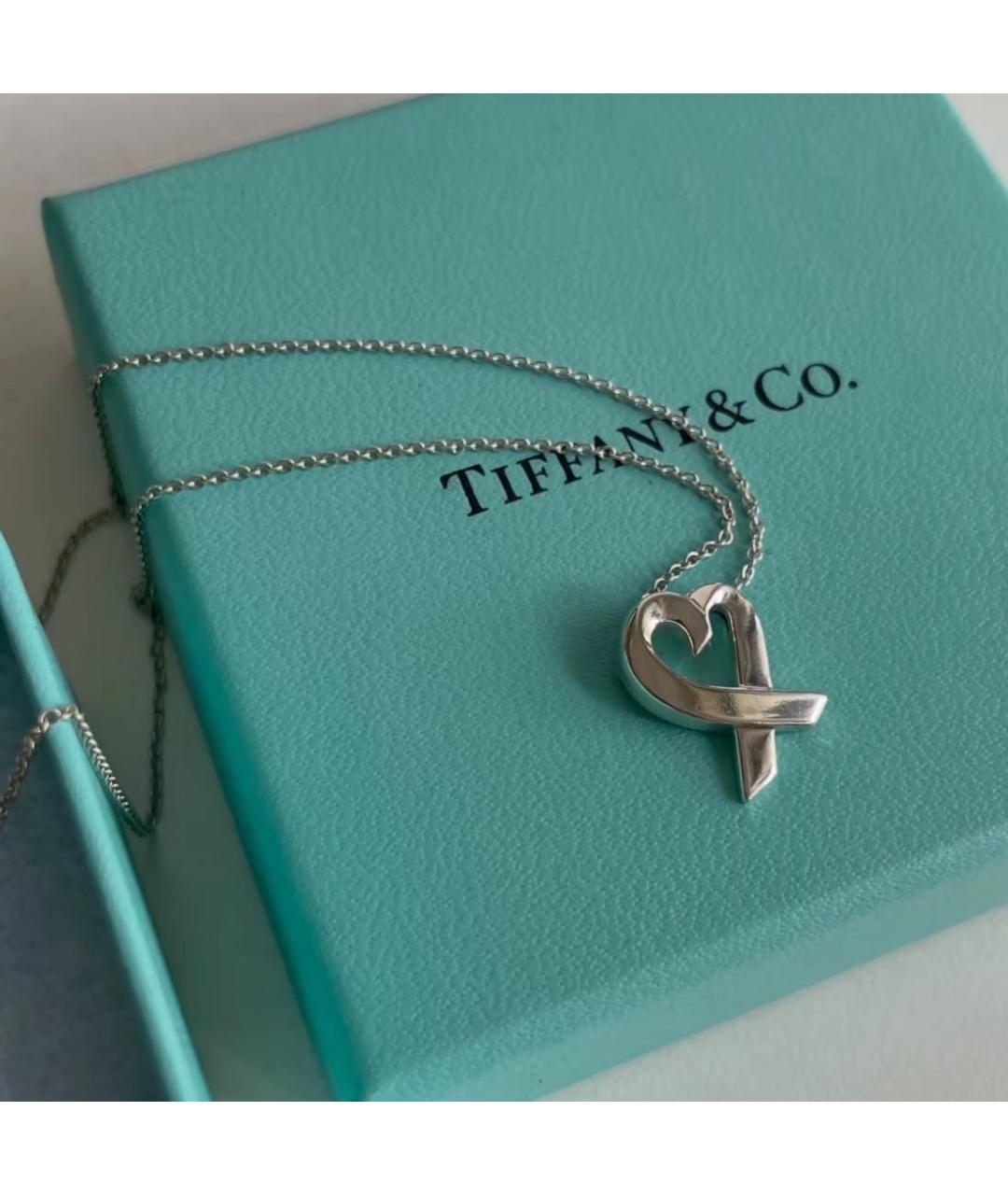 TIFFANY&CO Серебряное серебряное колье, фото 8