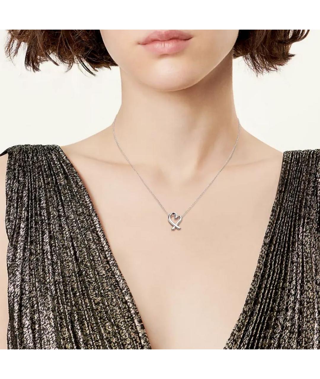 TIFFANY&CO Серебряное серебряное колье, фото 4