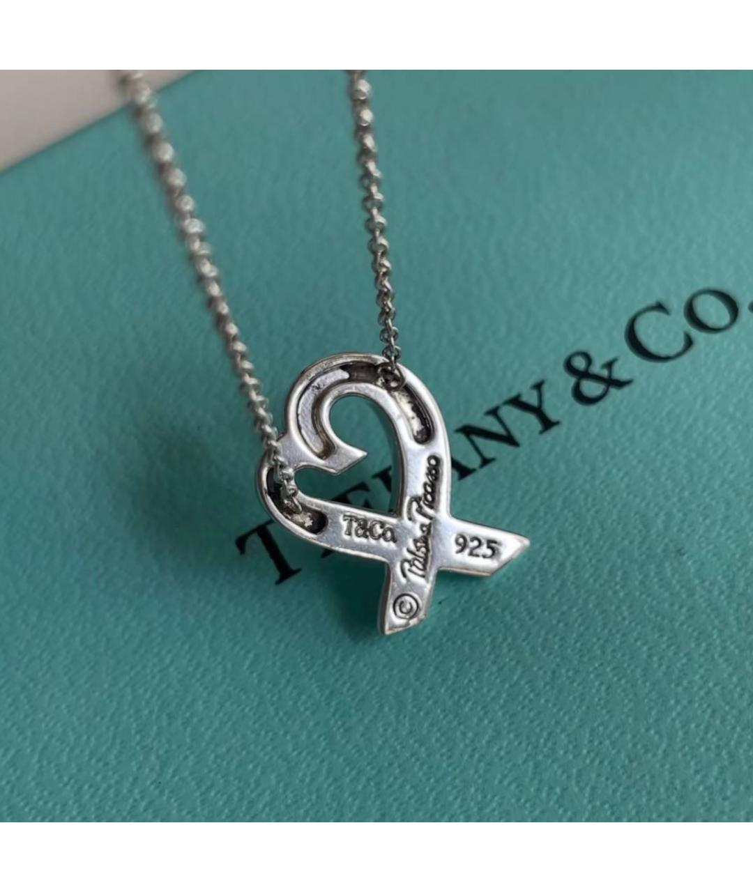 TIFFANY&CO Серебряное серебряное колье, фото 7
