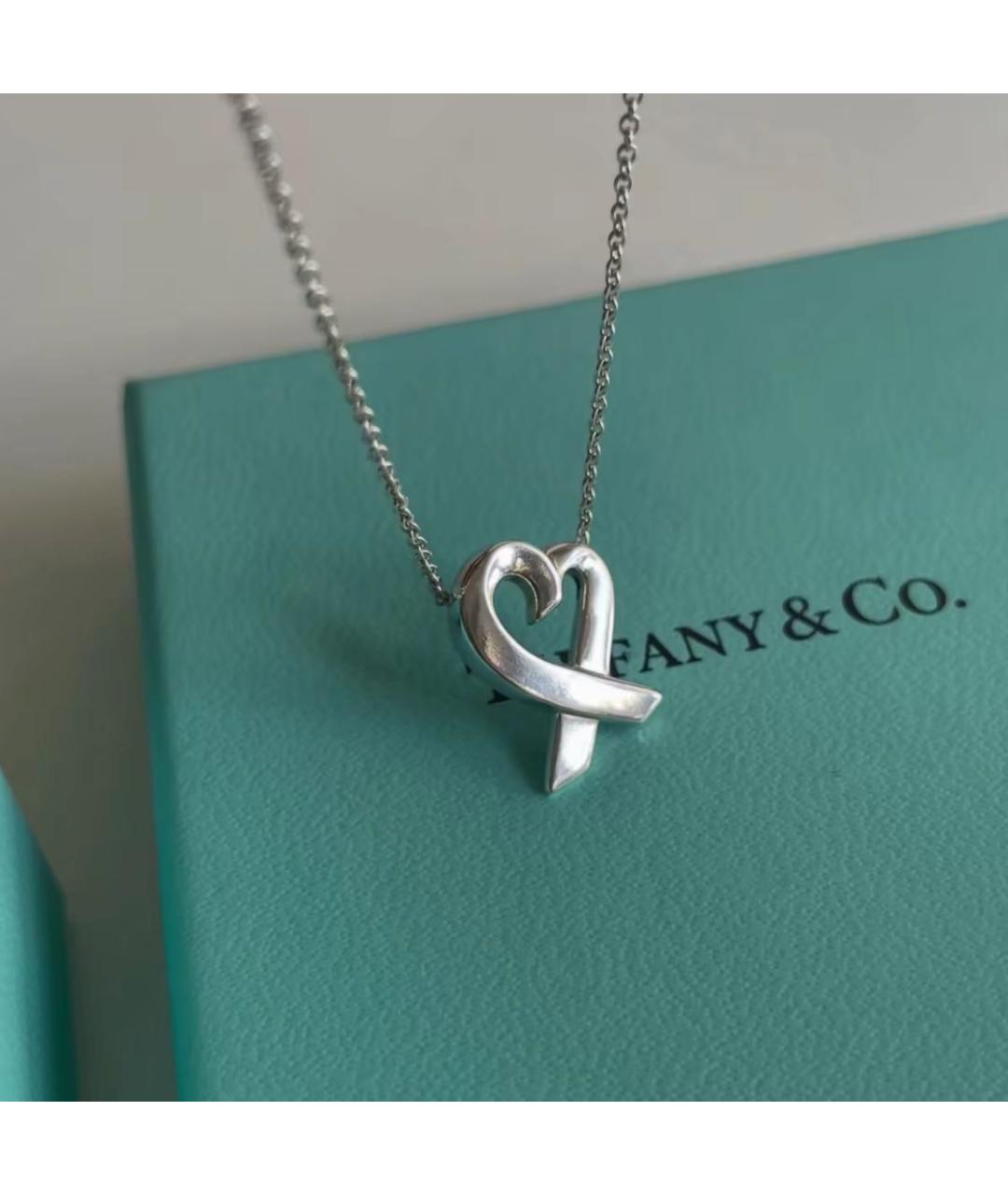 TIFFANY&CO Серебряное серебряное колье, фото 5