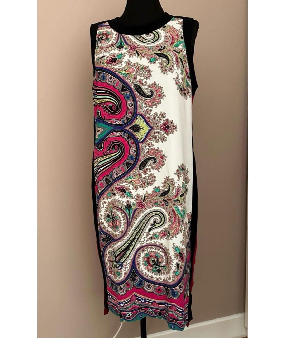 ETRO Мульти вискозное коктейльное платье, фото 8