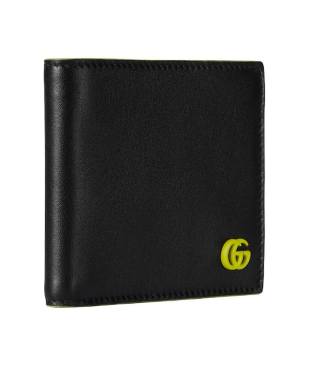 GUCCI Черный кожаный кошелек, фото 2