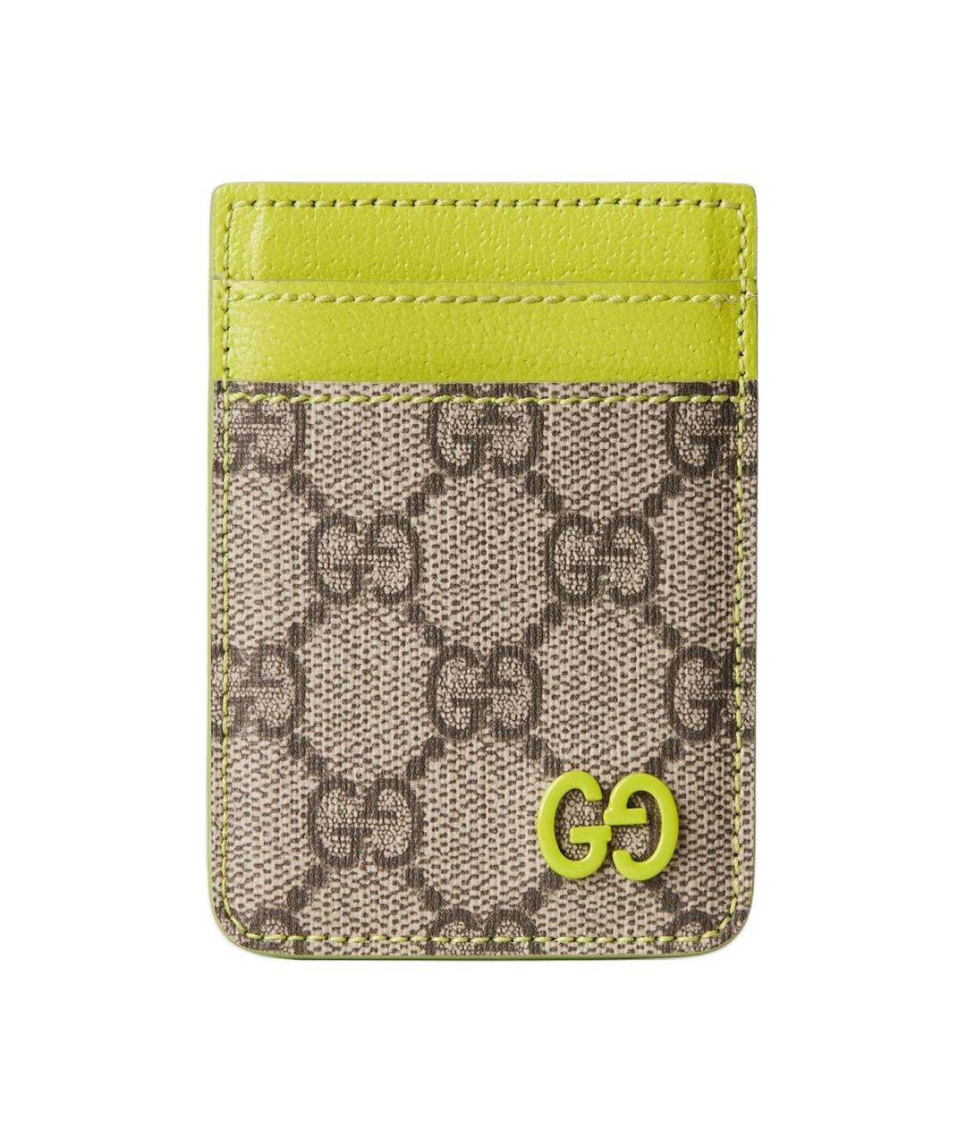 GUCCI Бежевый кардхолдер, фото 1