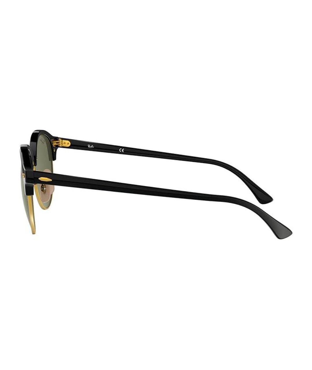 RAY BAN Черные металлические солнцезащитные очки, фото 4