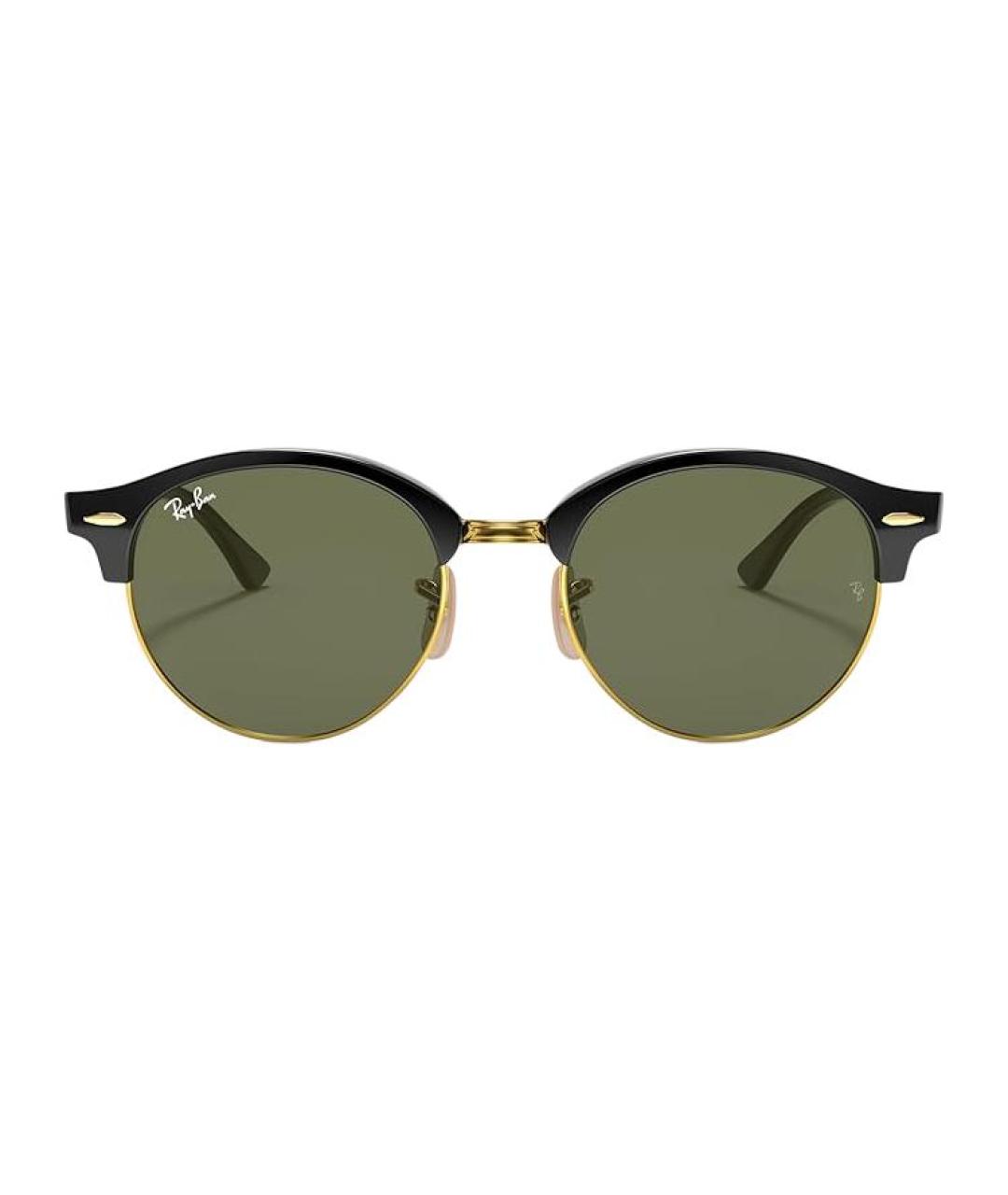 RAY BAN Черные металлические солнцезащитные очки, фото 2