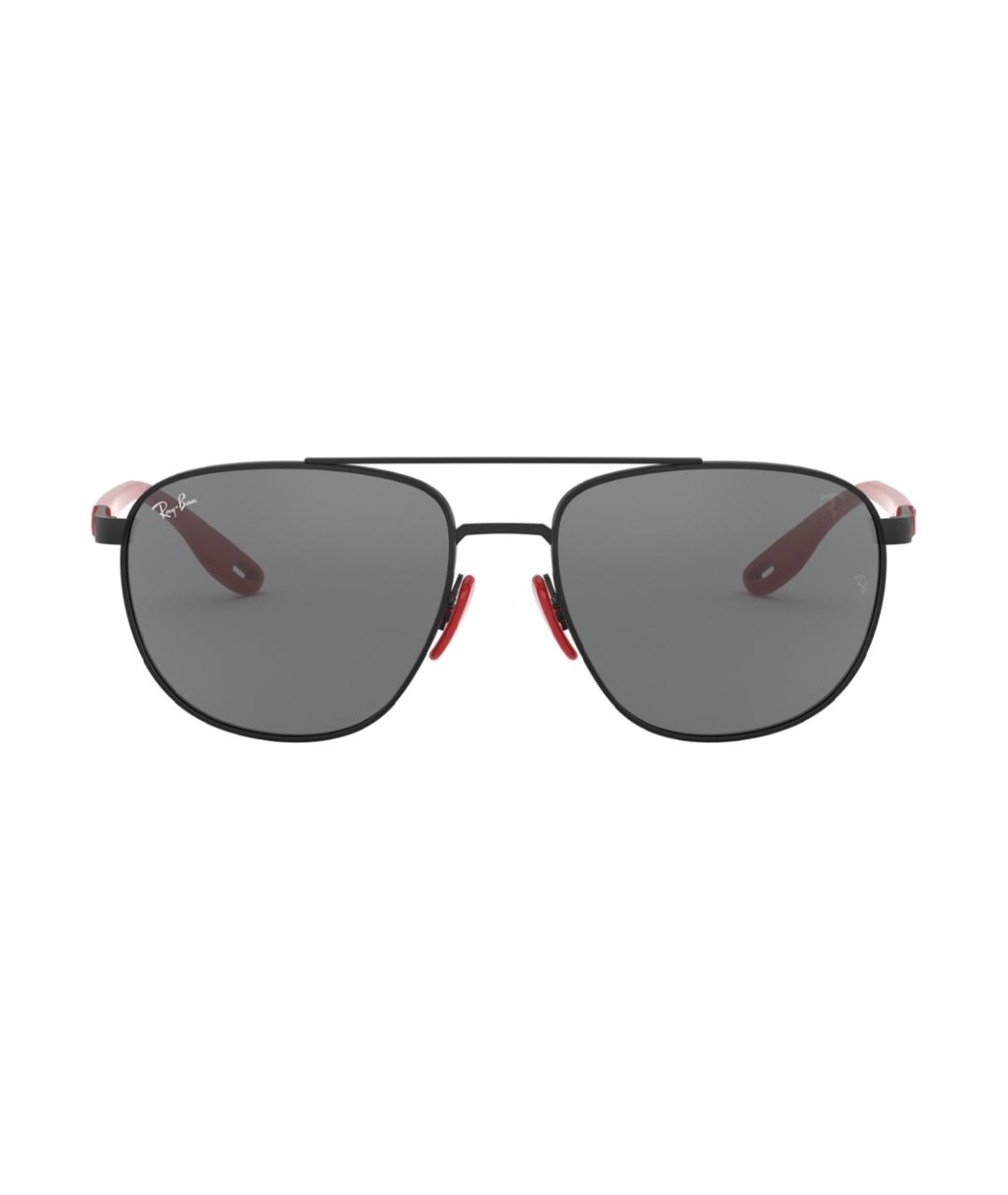 RAY BAN Черные металлические солнцезащитные очки, фото 2