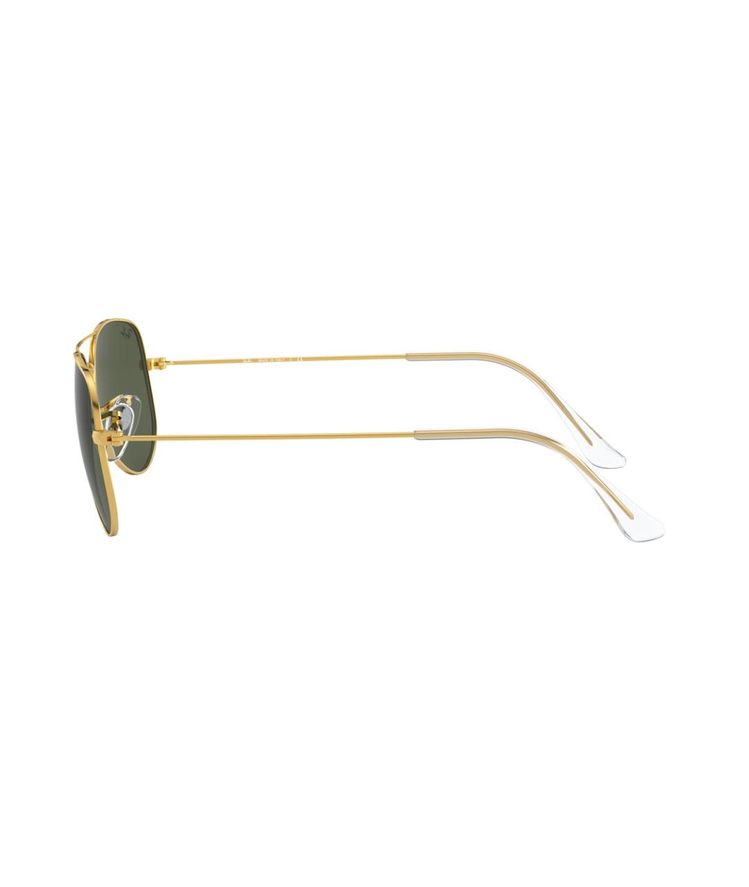 RAY BAN Золотые металлические солнцезащитные очки, фото 4
