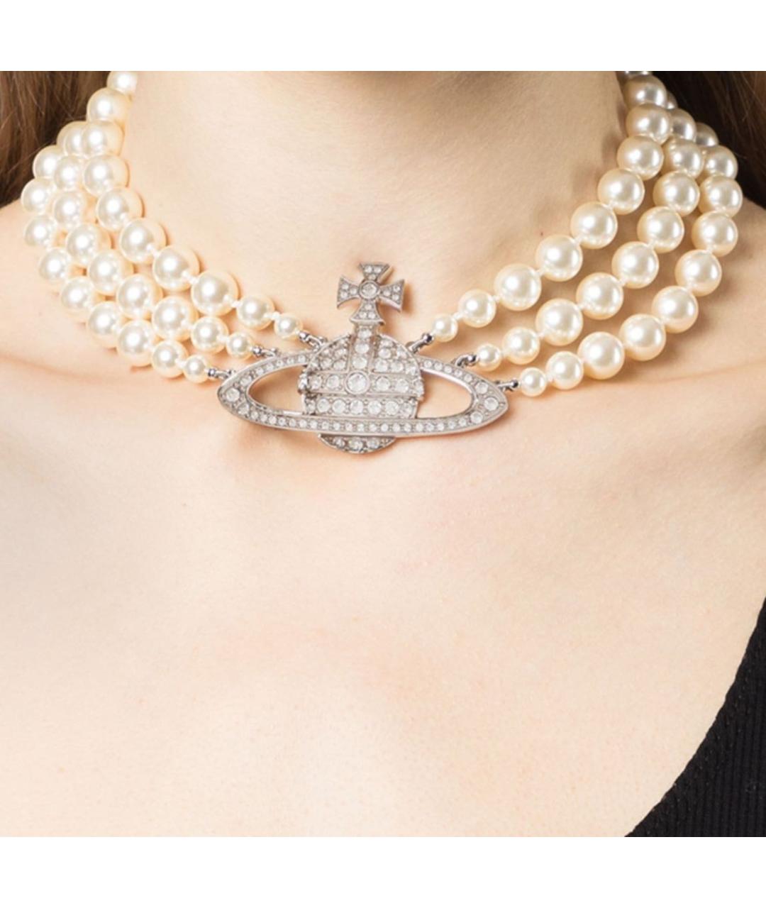 VIVIENNE WESTWOOD Серебряное колье, фото 4
