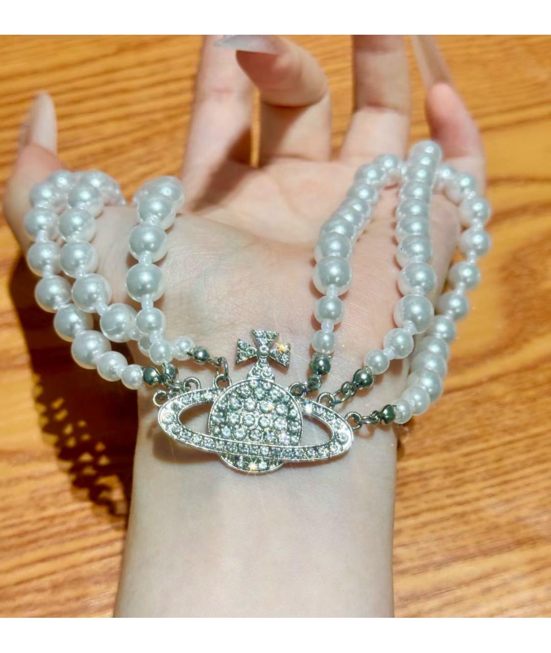 VIVIENNE WESTWOOD Серебряное колье, фото 7