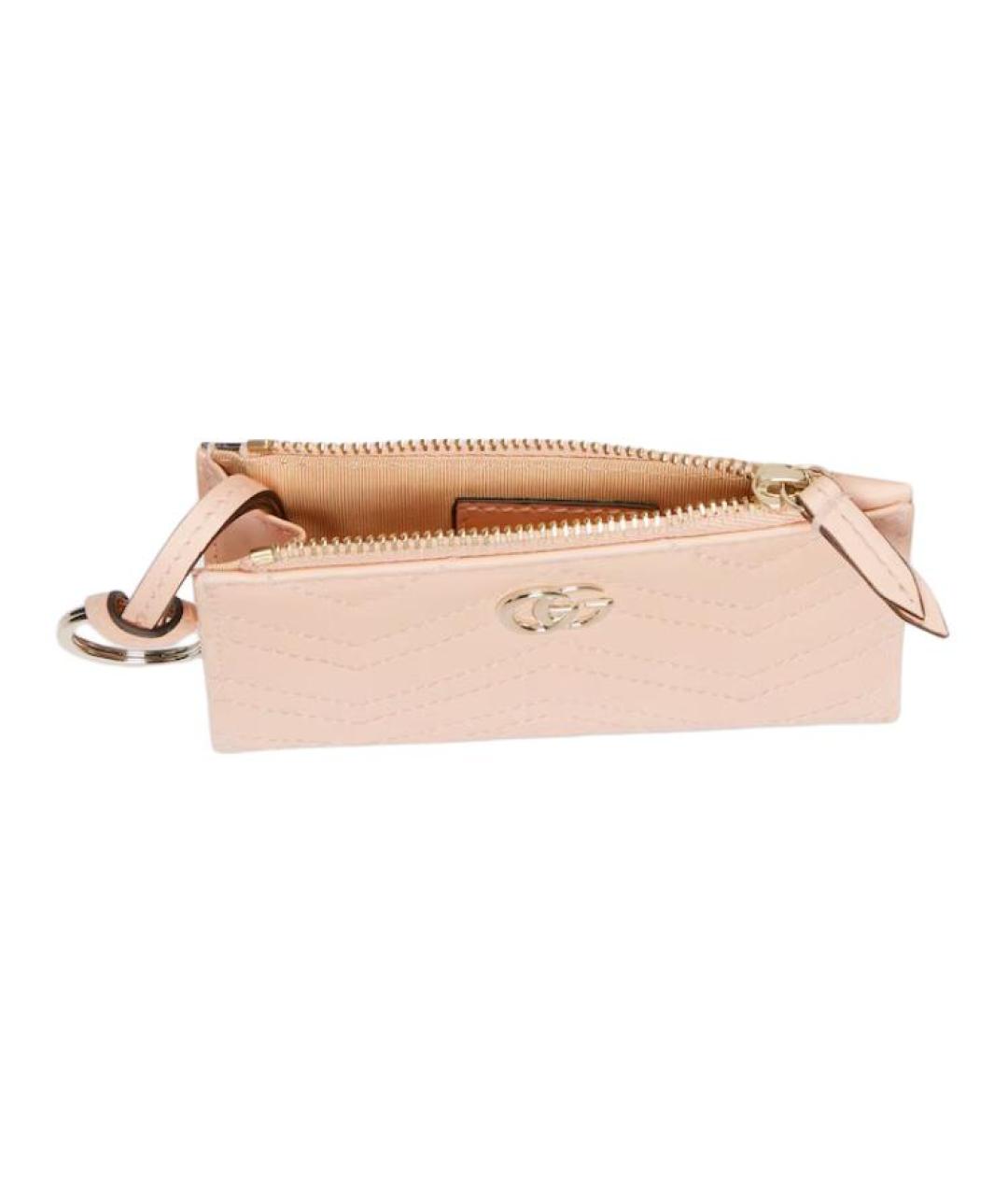 GUCCI Розовый кожаный кошелек, фото 5