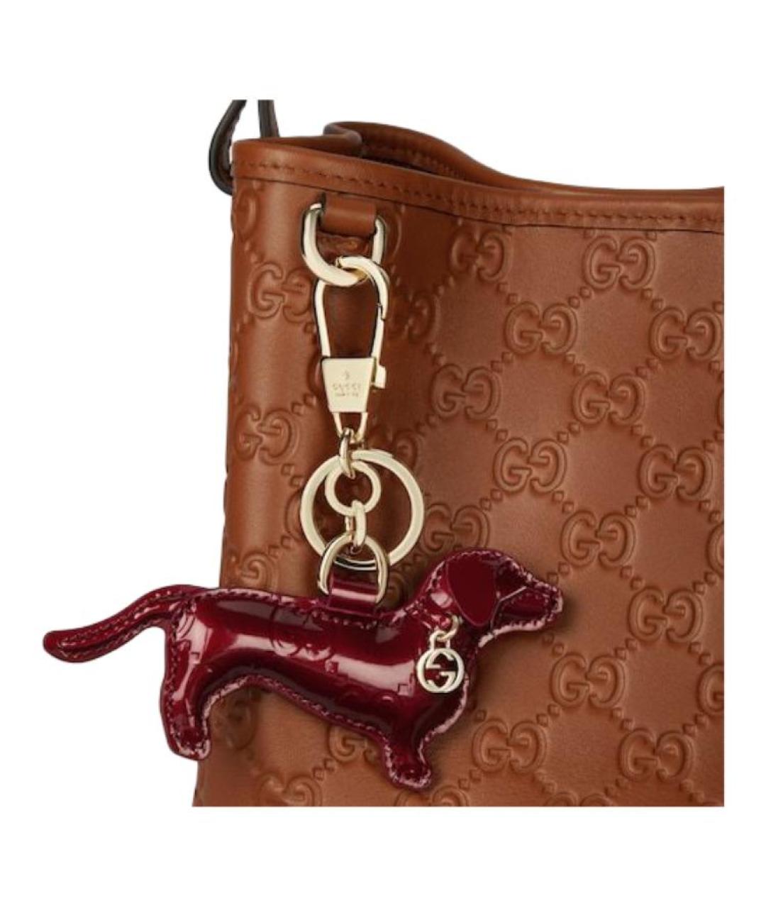 GUCCI Красный брелок, фото 4