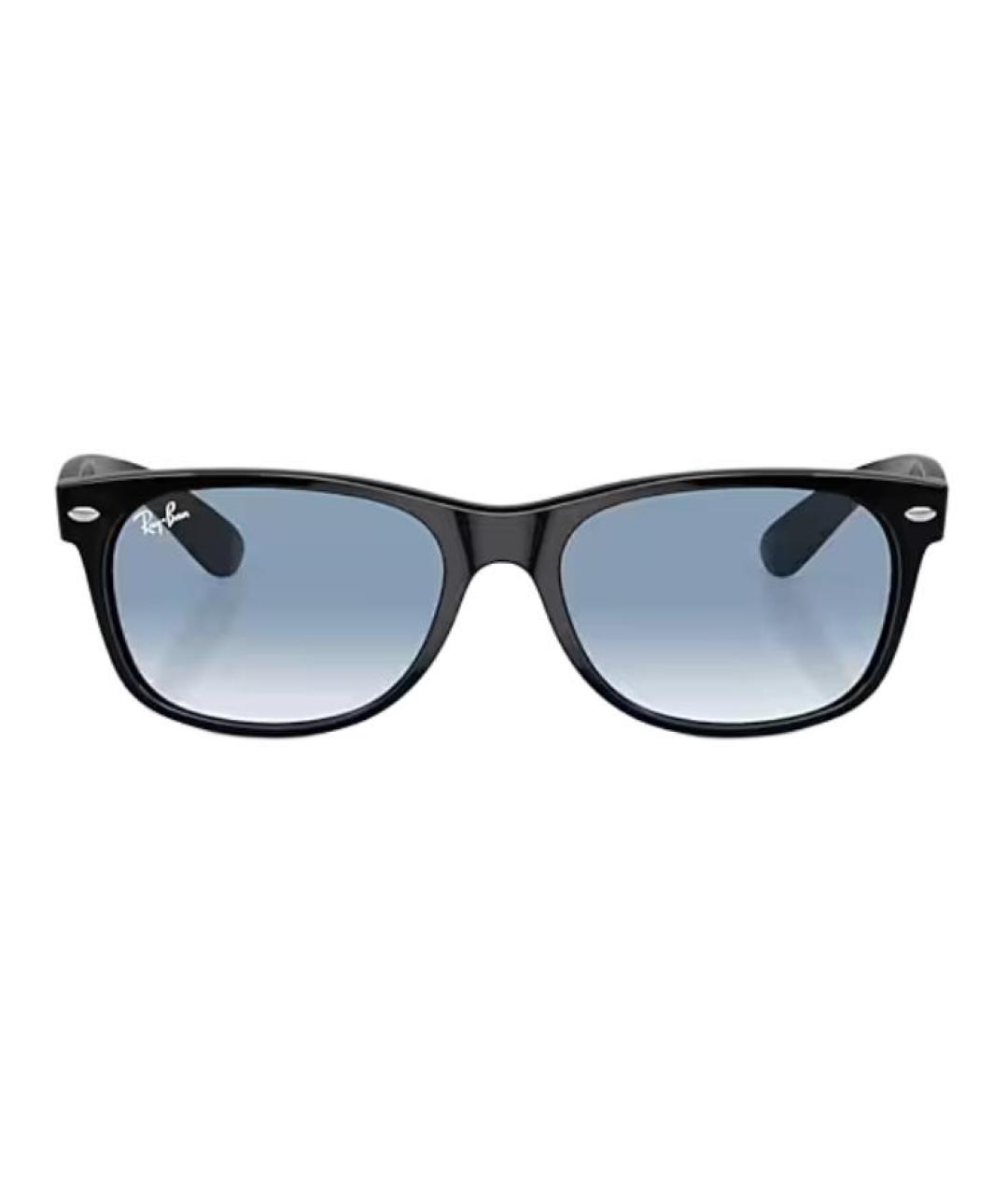 RAY BAN Черные пластиковые солнцезащитные очки, фото 2