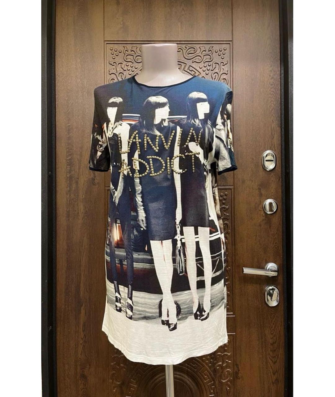 LANVIN Хлопковая футболка, фото 8