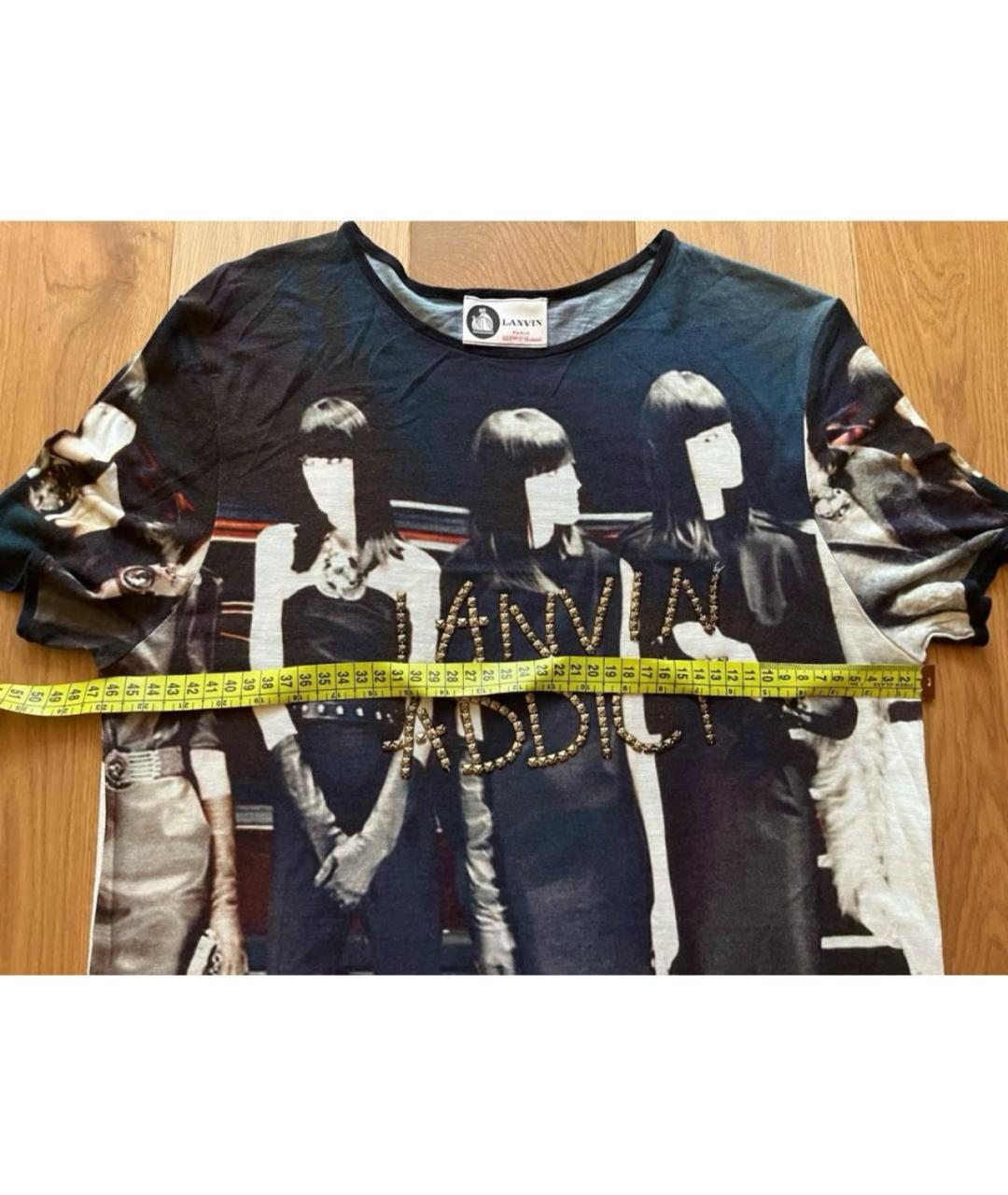 LANVIN Хлопковая футболка, фото 4