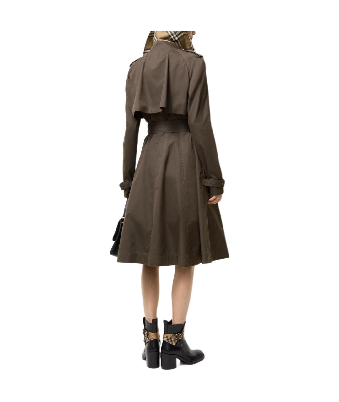 BURBERRY Коричневый тренч/плащ, фото 3