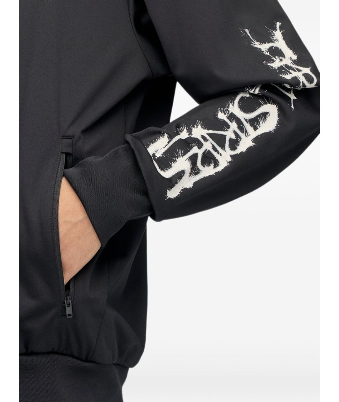 Y-3 Черная полиэстеровая спортивная куртка, фото 3