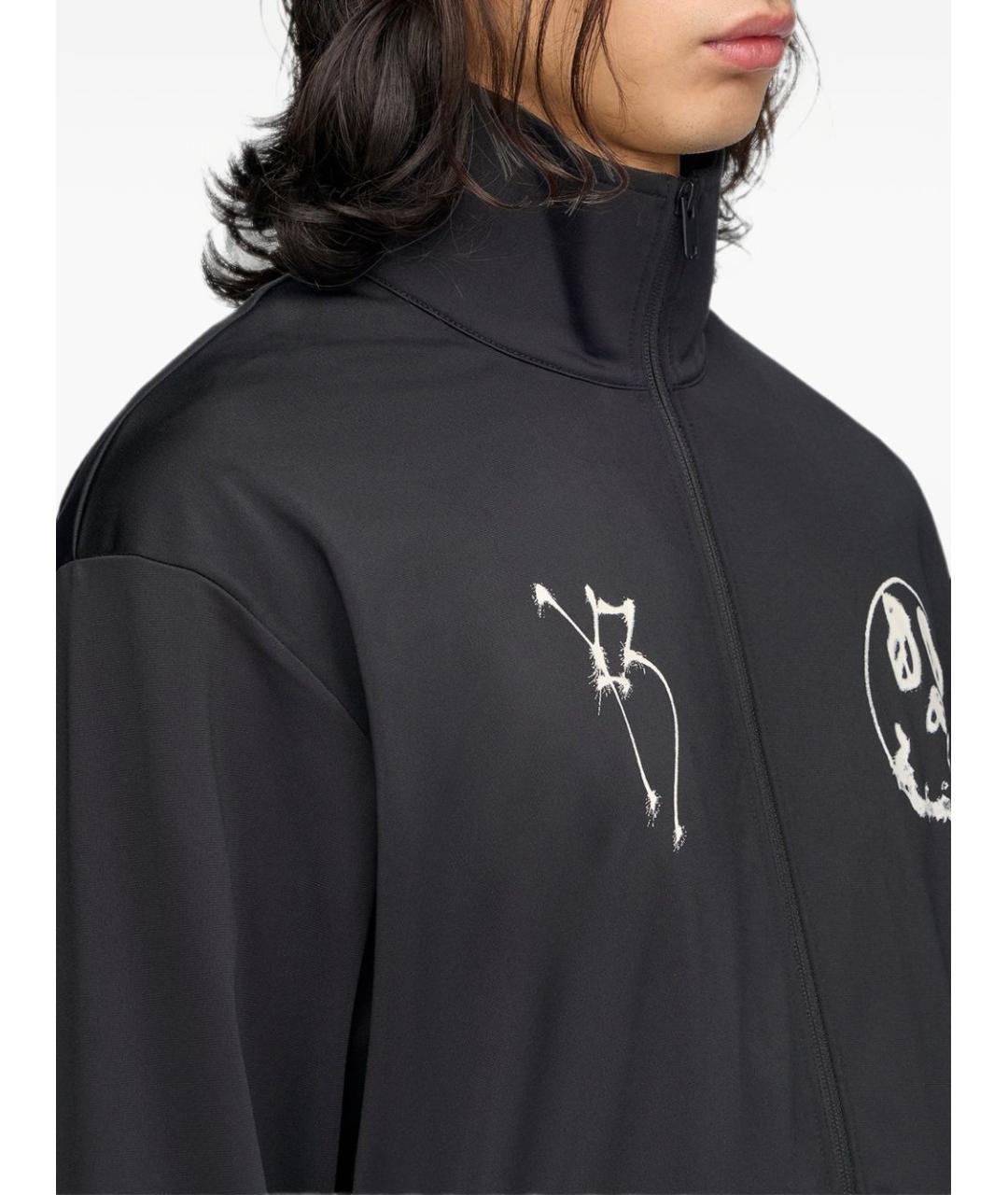 Y-3 Черная полиэстеровая спортивная куртка, фото 2