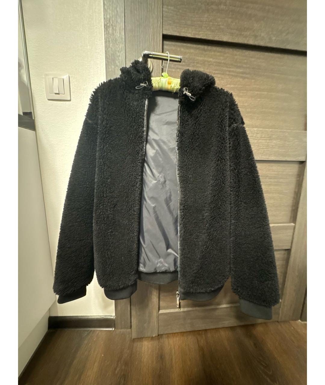 EMPORIO ARMANI Черная полиэстеровая куртка, фото 3