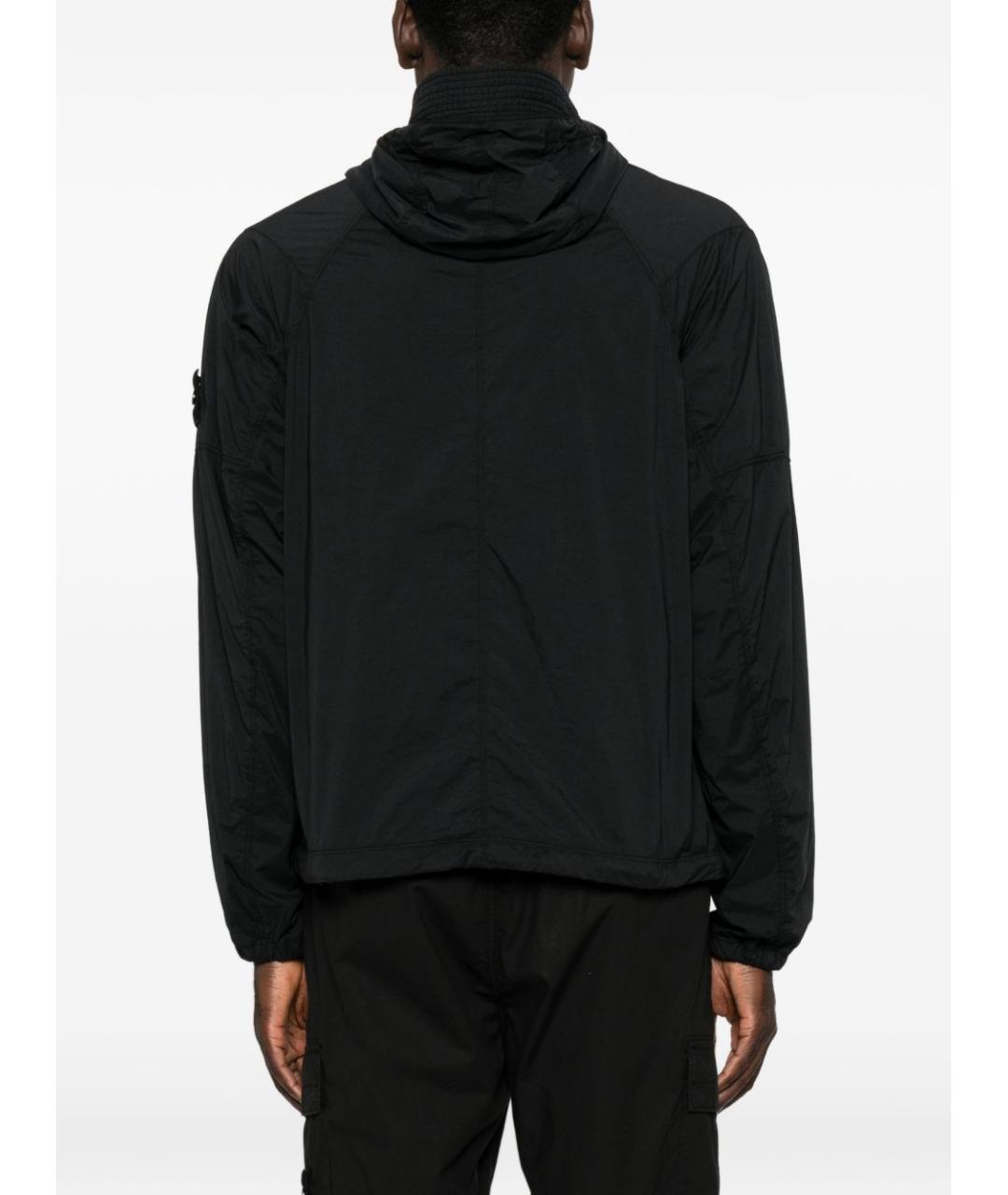 STONE ISLAND Черная полиамидовая куртка, фото 5