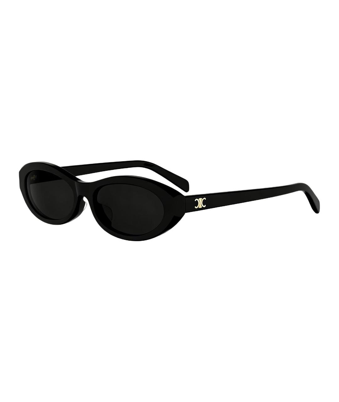 CELINE Черные пластиковые солнцезащитные очки, фото 1