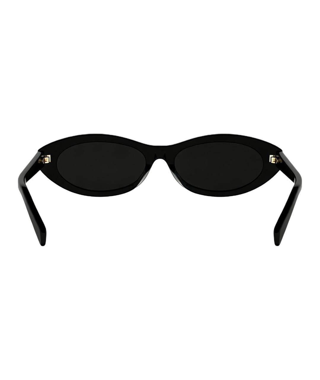 CELINE Черные пластиковые солнцезащитные очки, фото 4