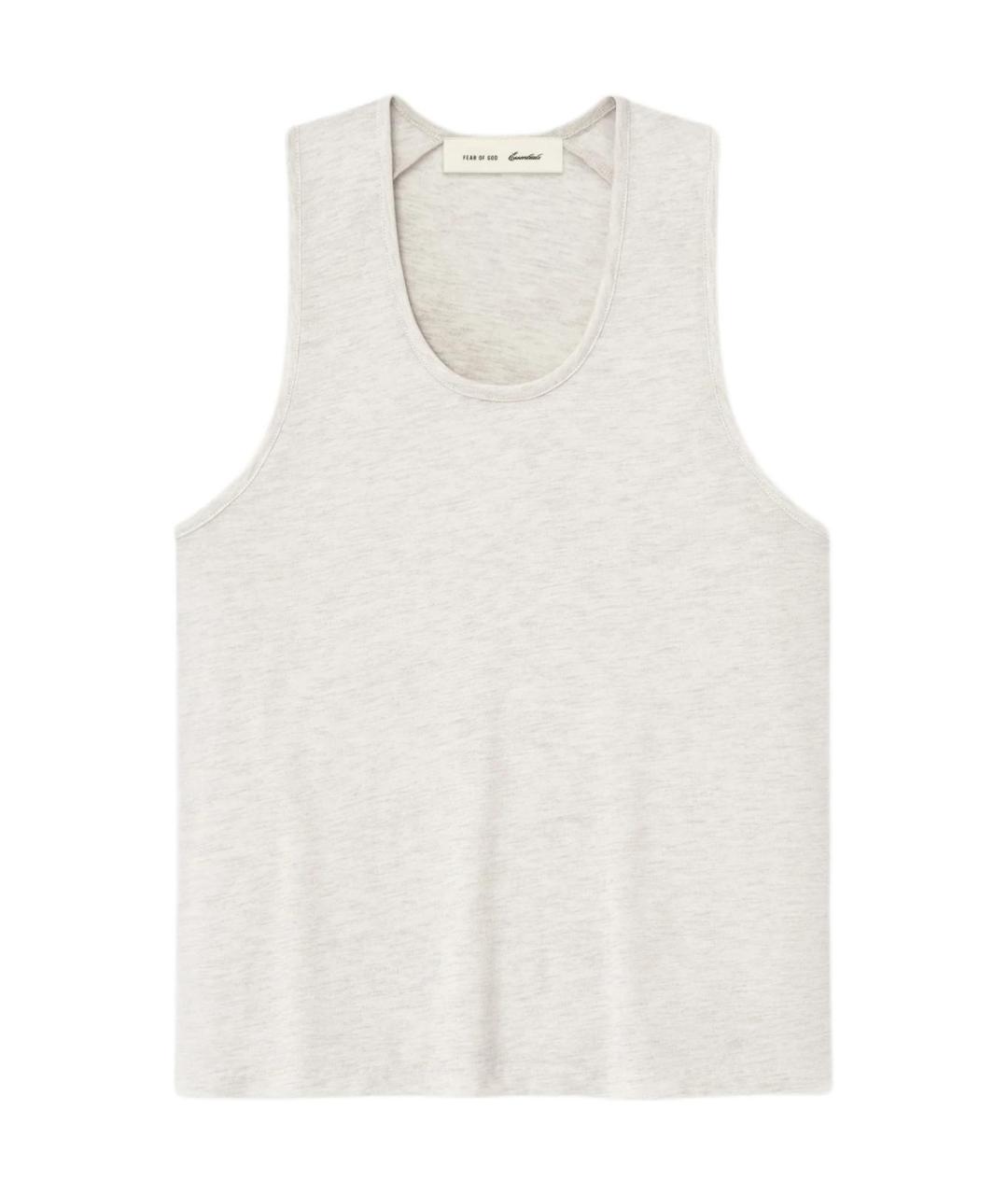 FEAR OF GOD ESSENTIALS Бежевая майка, фото 1