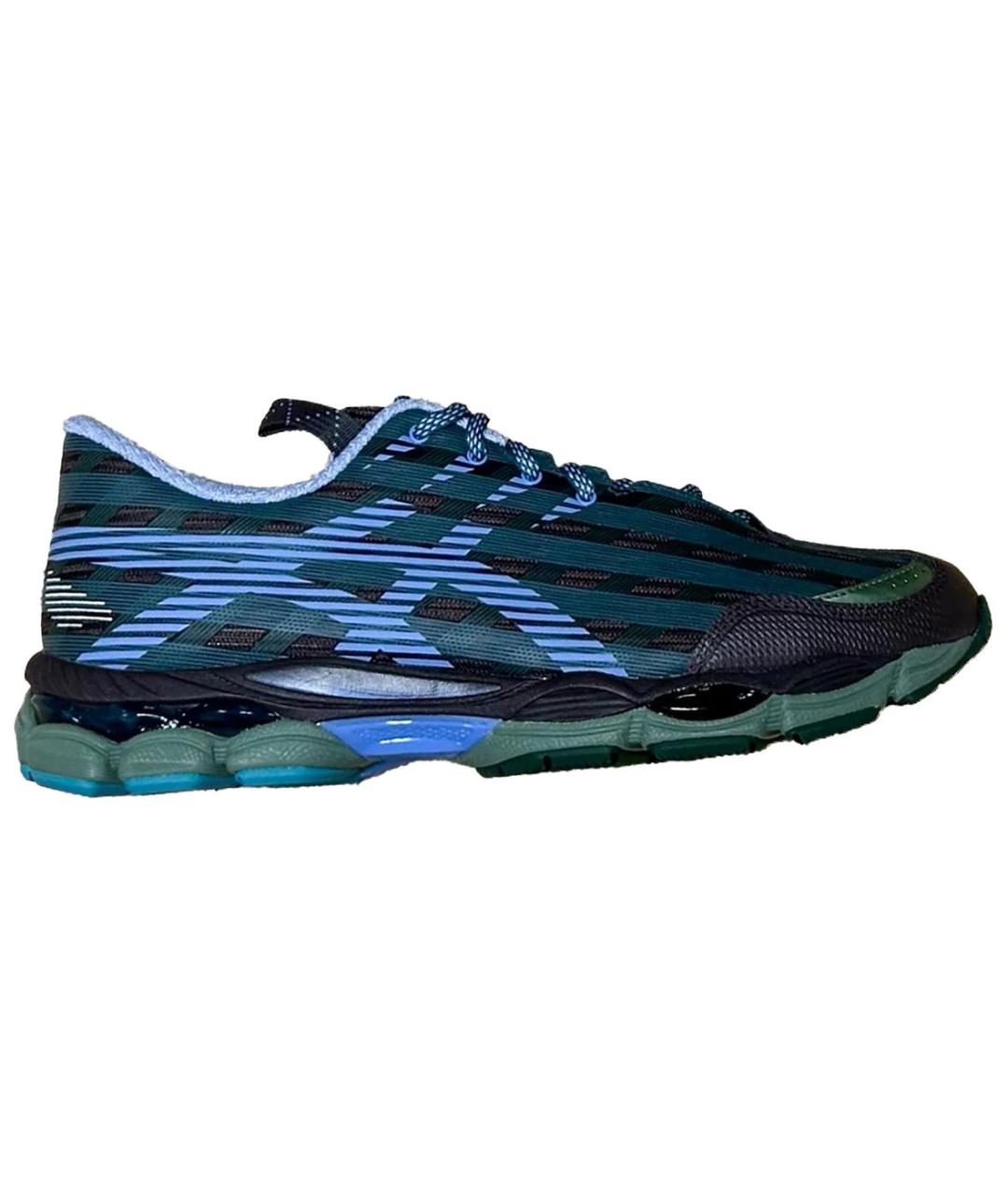 ASICS Зеленые синтетические кроссовки, фото 5