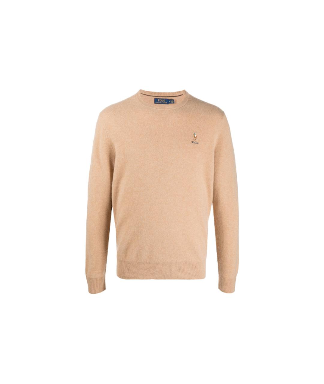 POLO RALPH LAUREN Коричневый джемпер / свитер, фото 5