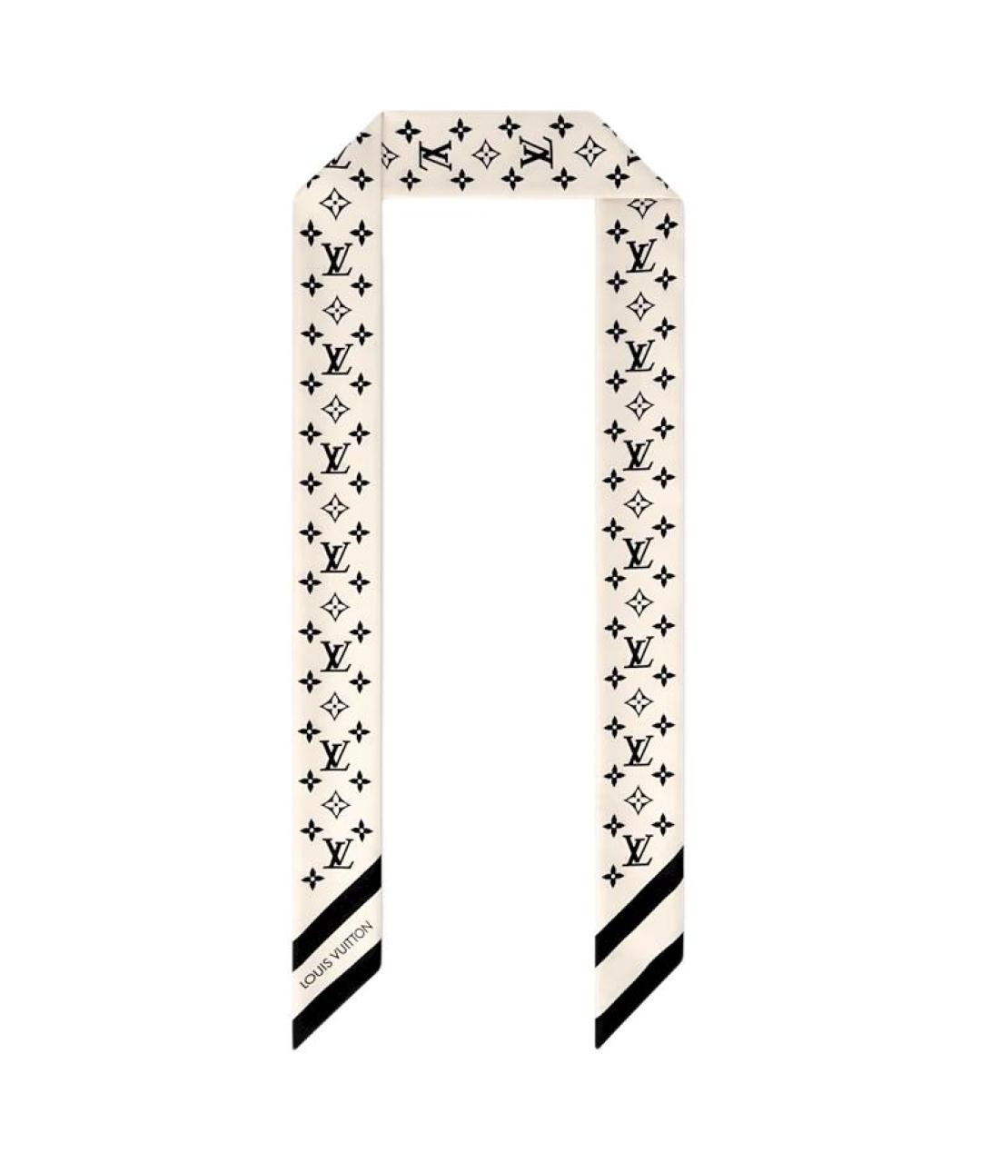 LOUIS VUITTON Белый шарф, фото 1