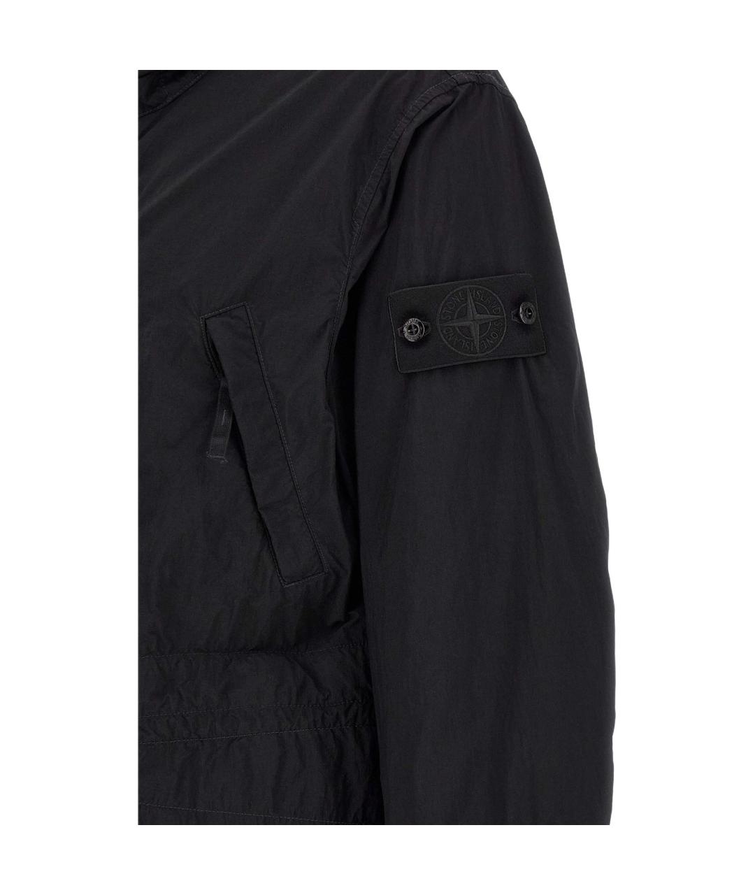 STONE ISLAND Черная куртка, фото 5