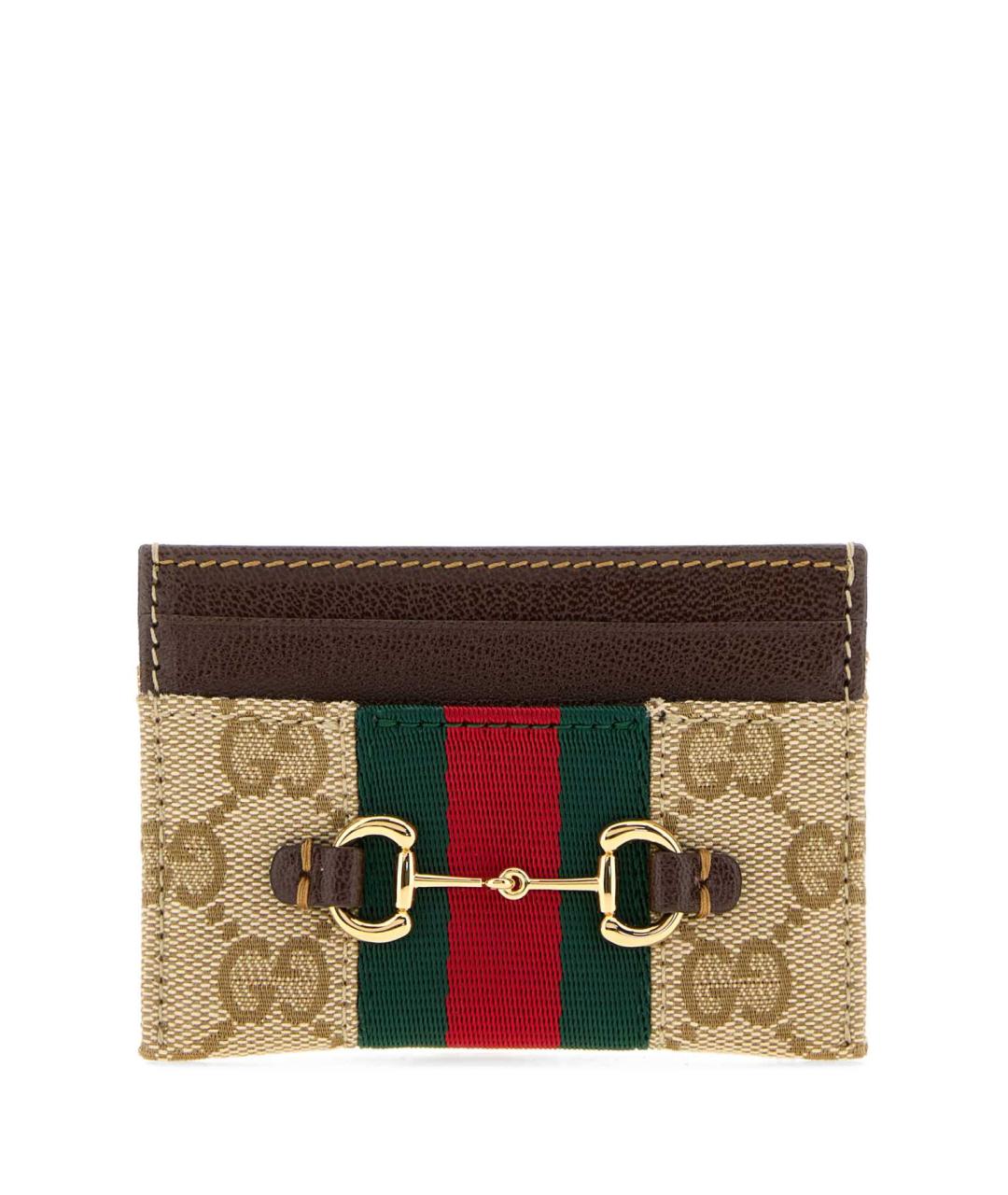 GUCCI Бежевый кардхолдер, фото 1
