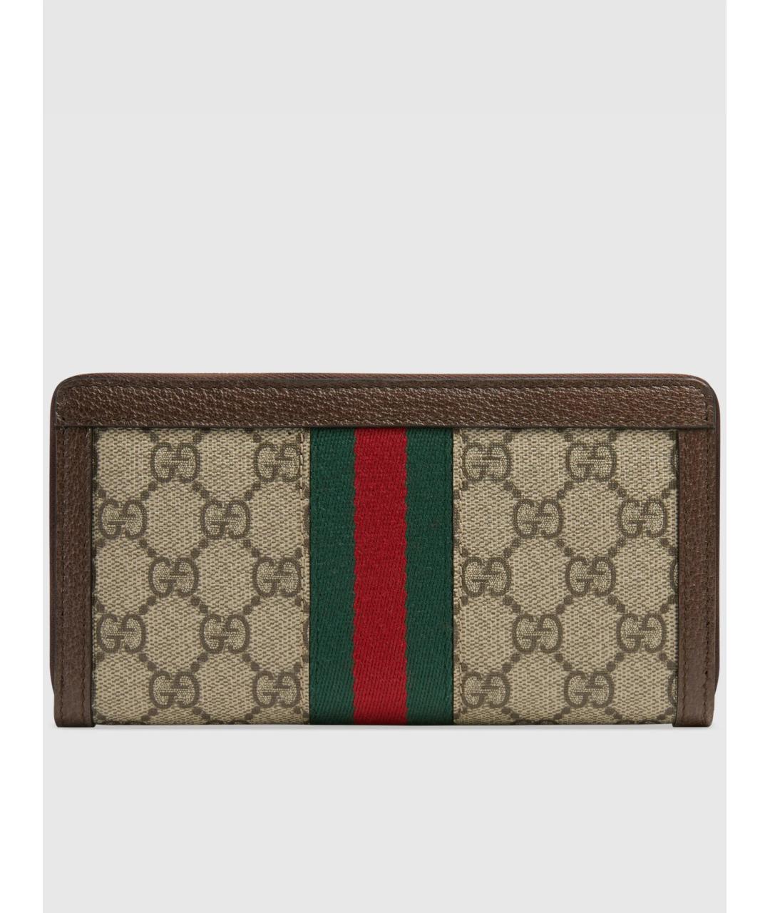 GUCCI Бежевый кошелек, фото 4