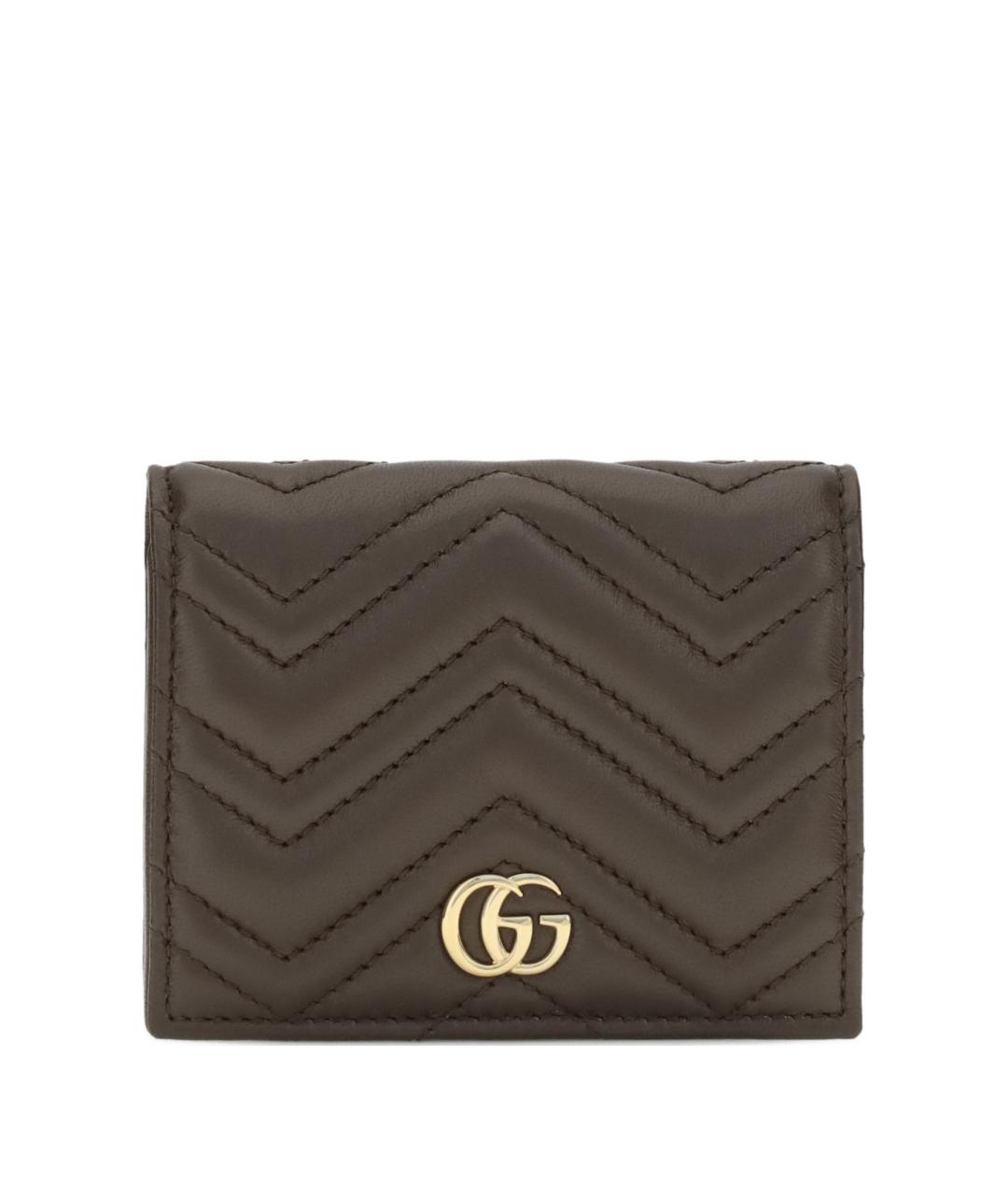 GUCCI Коричневый кожаный кошелек, фото 1