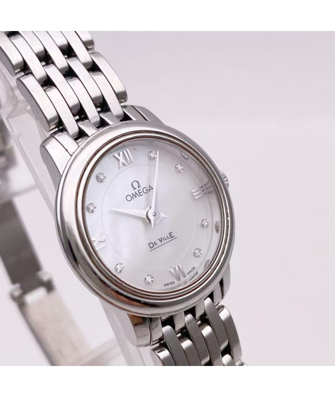 OMEGA Серебряные часы, фото 4