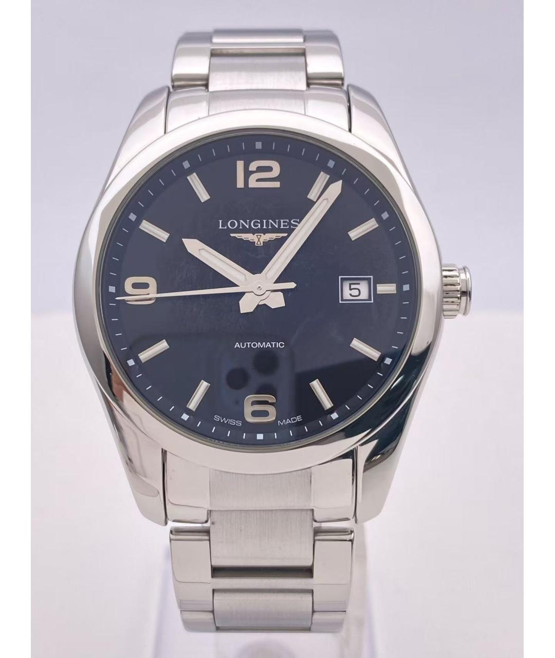 LONGINES Серебряные стальные часы, фото 2