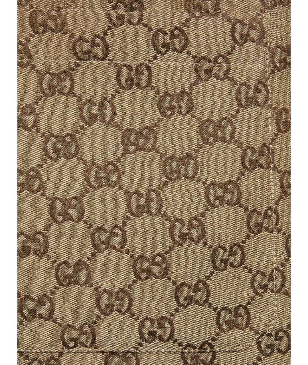 GUCCI Коричневые льняные шорты, фото 2