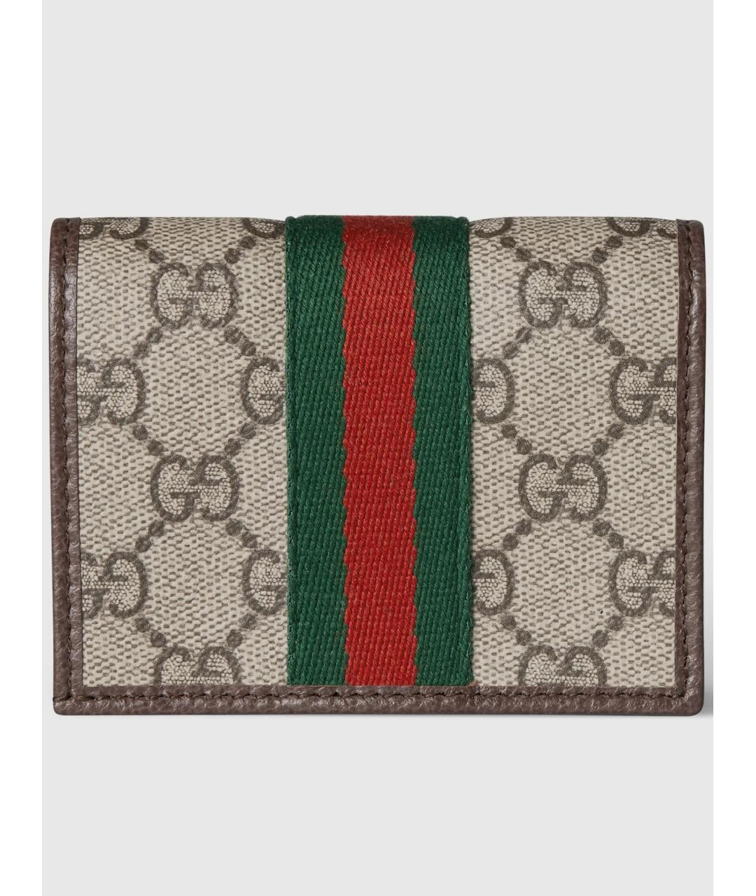 GUCCI Бежевый кошелек, фото 5