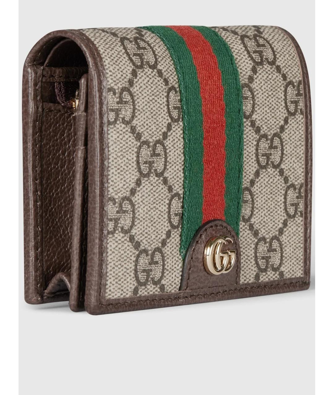 GUCCI Бежевый кошелек, фото 3