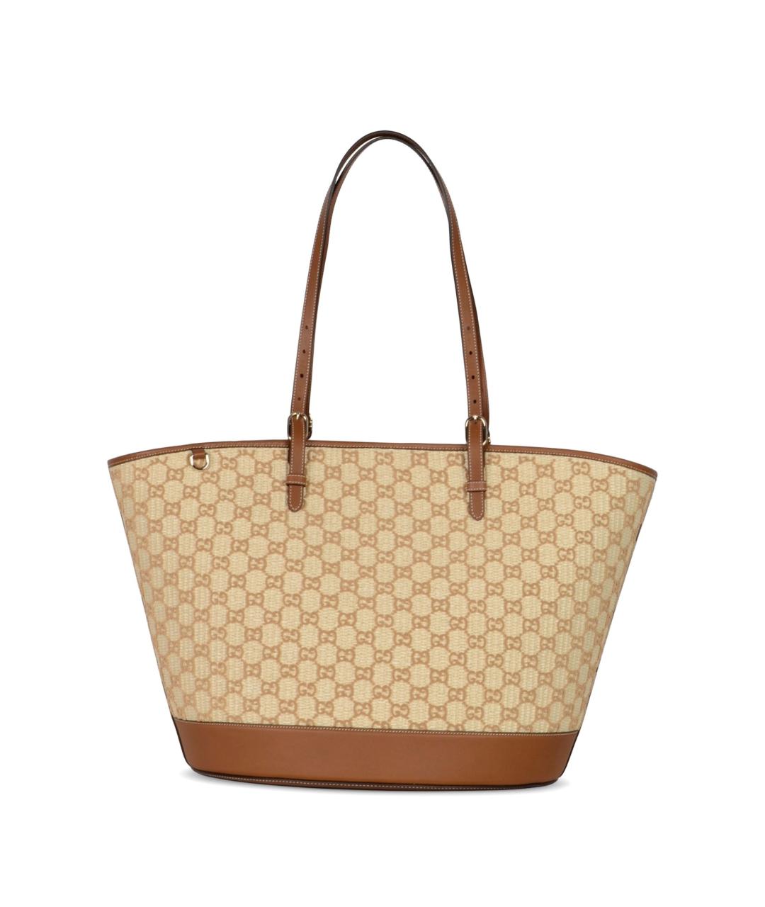 GUCCI Бежевая сумка тоут, фото 2