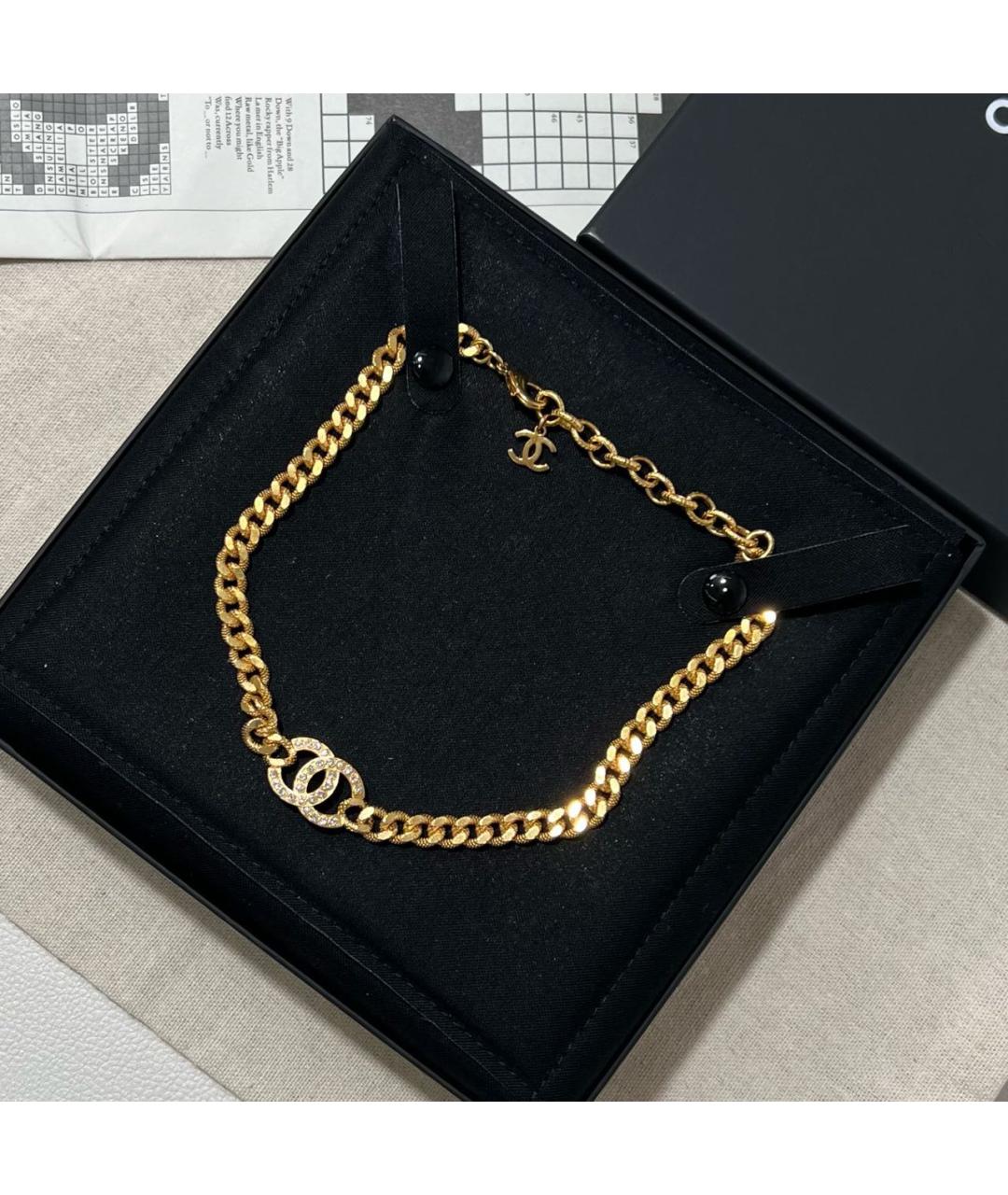 CHANEL Золотое колье, фото 2