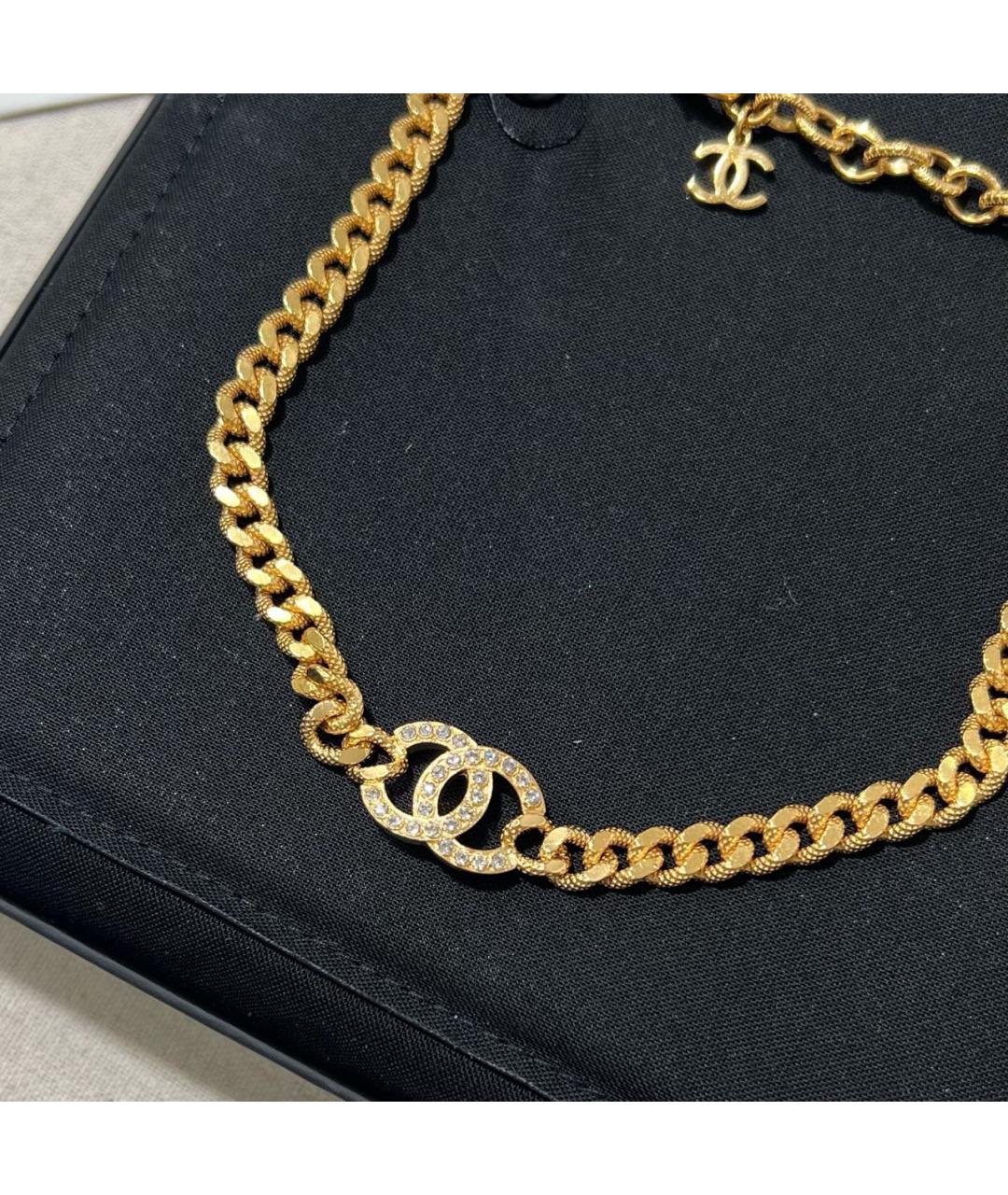 CHANEL Золотое колье, фото 3