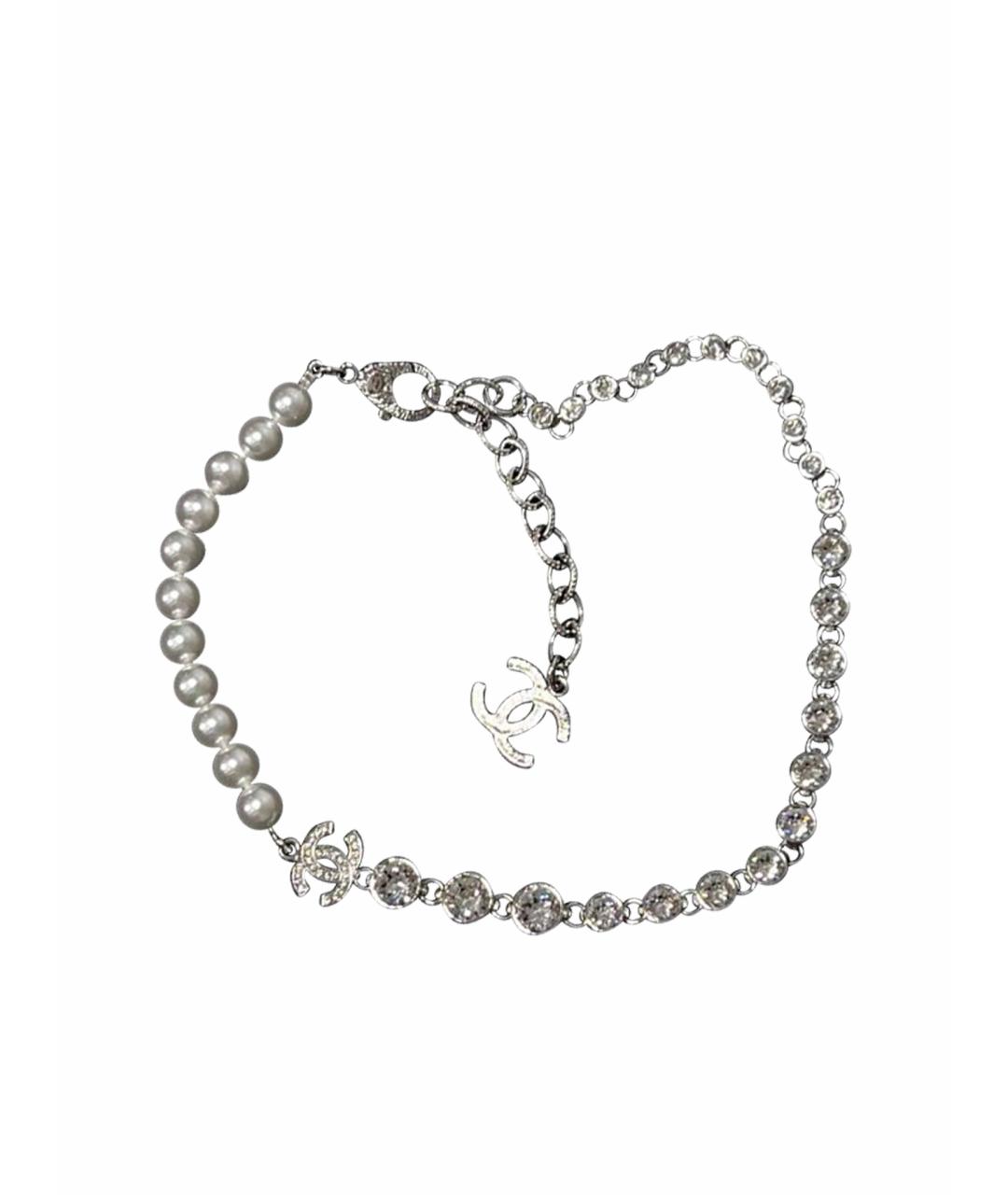 CHANEL Серебряное колье, фото 1