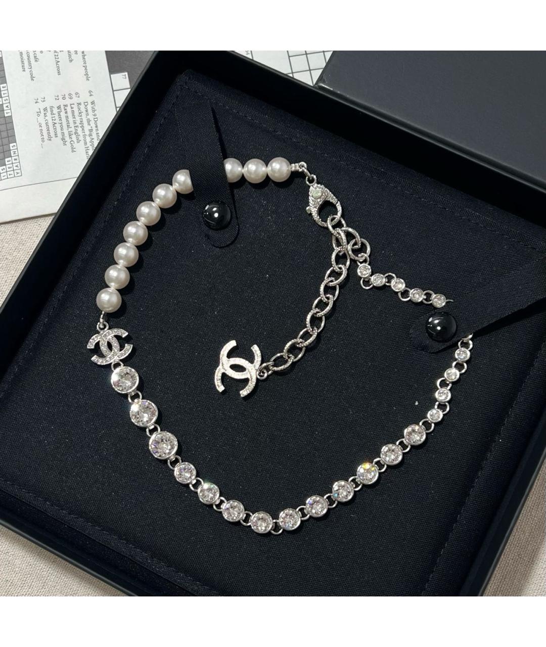 CHANEL Серебряное колье, фото 2
