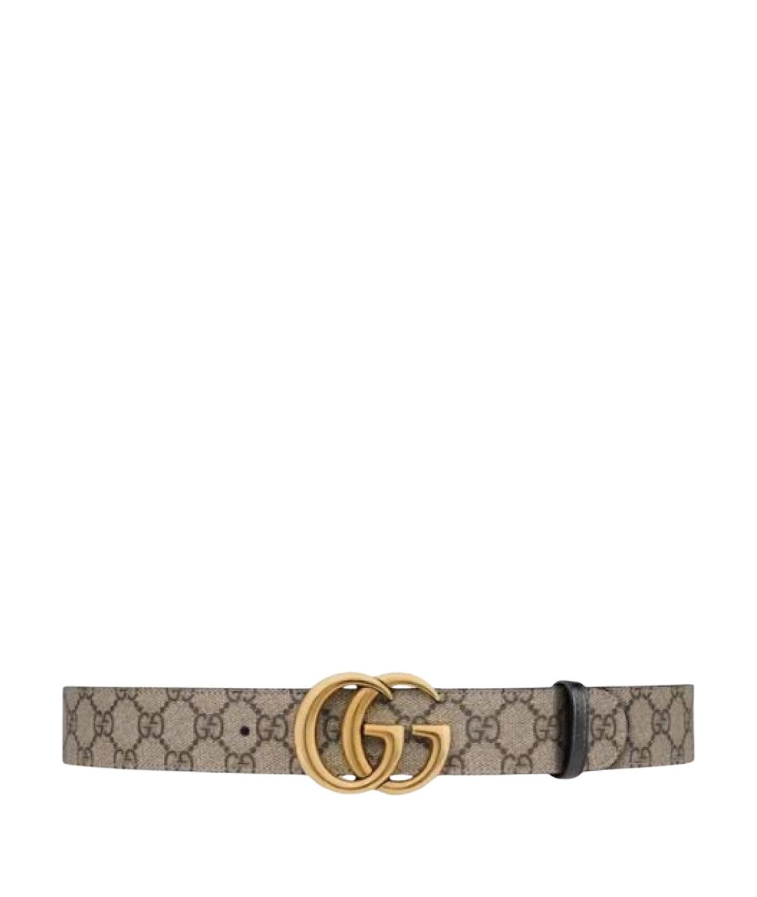 GUCCI Бежевый ремень, фото 1