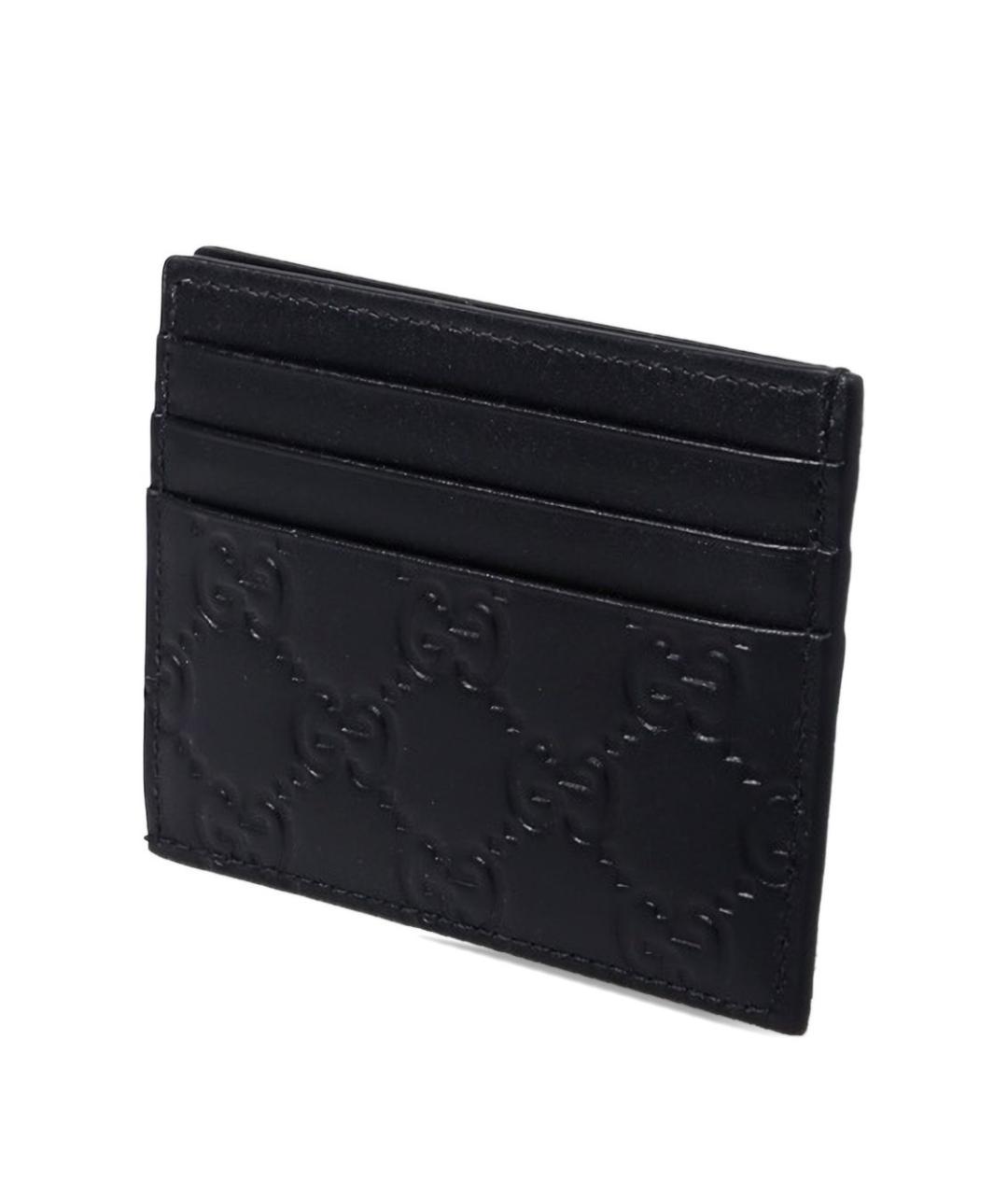 GUCCI Черный кожаный кардхолдер, фото 5