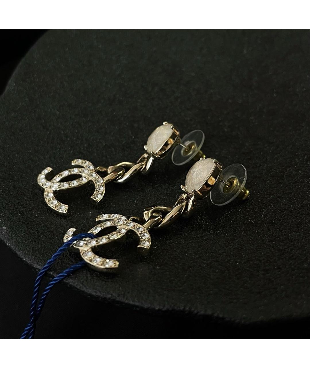 CHANEL Серебряные серьги, фото 3