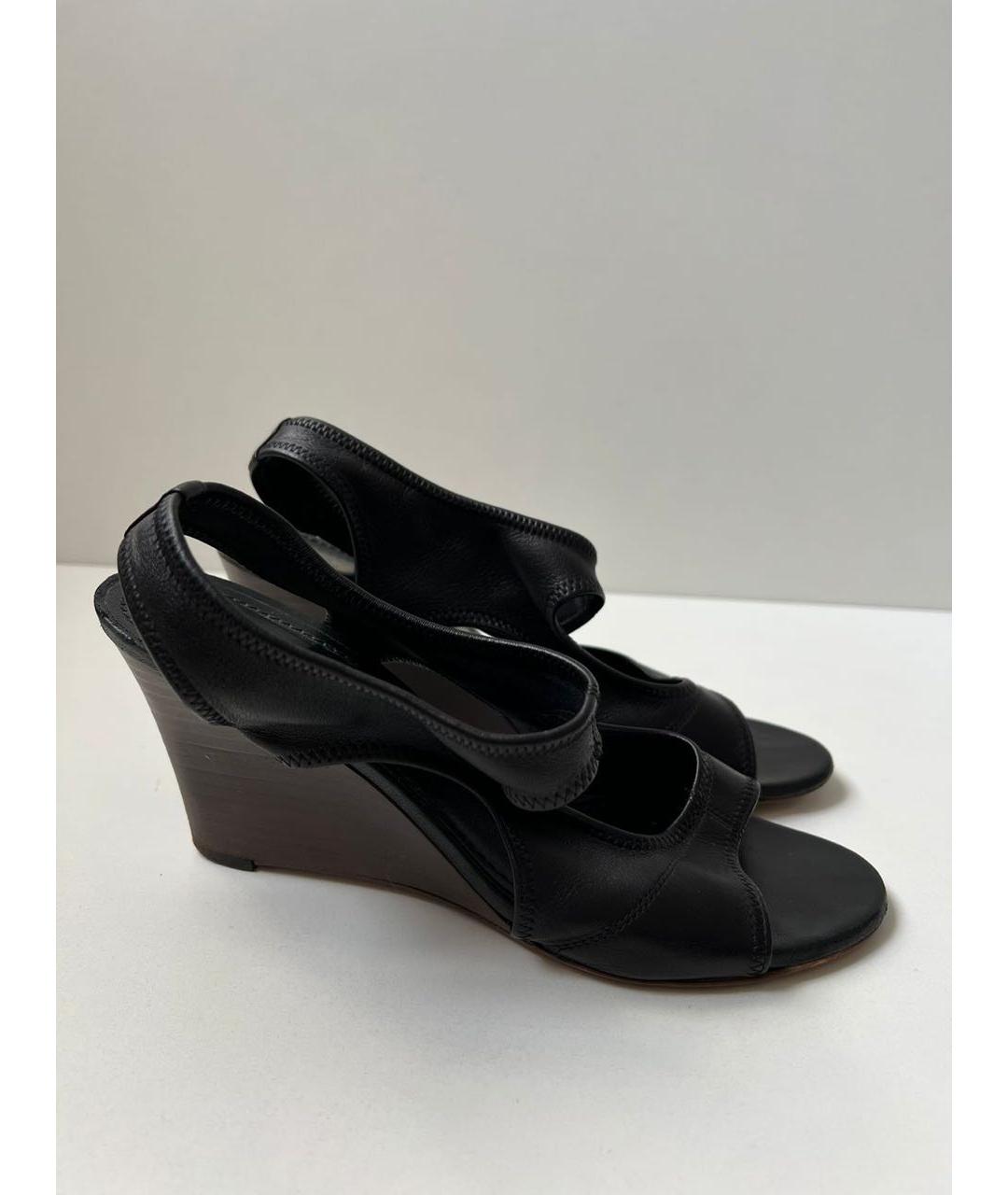 SAINT LAURENT Черные мюли, фото 9