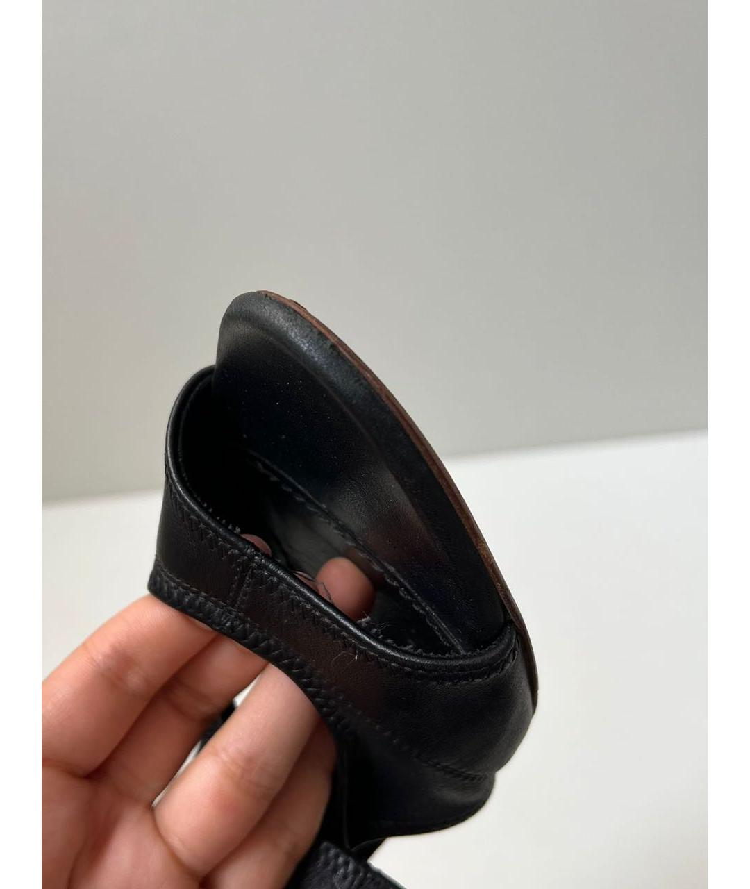 SAINT LAURENT Черные мюли, фото 8