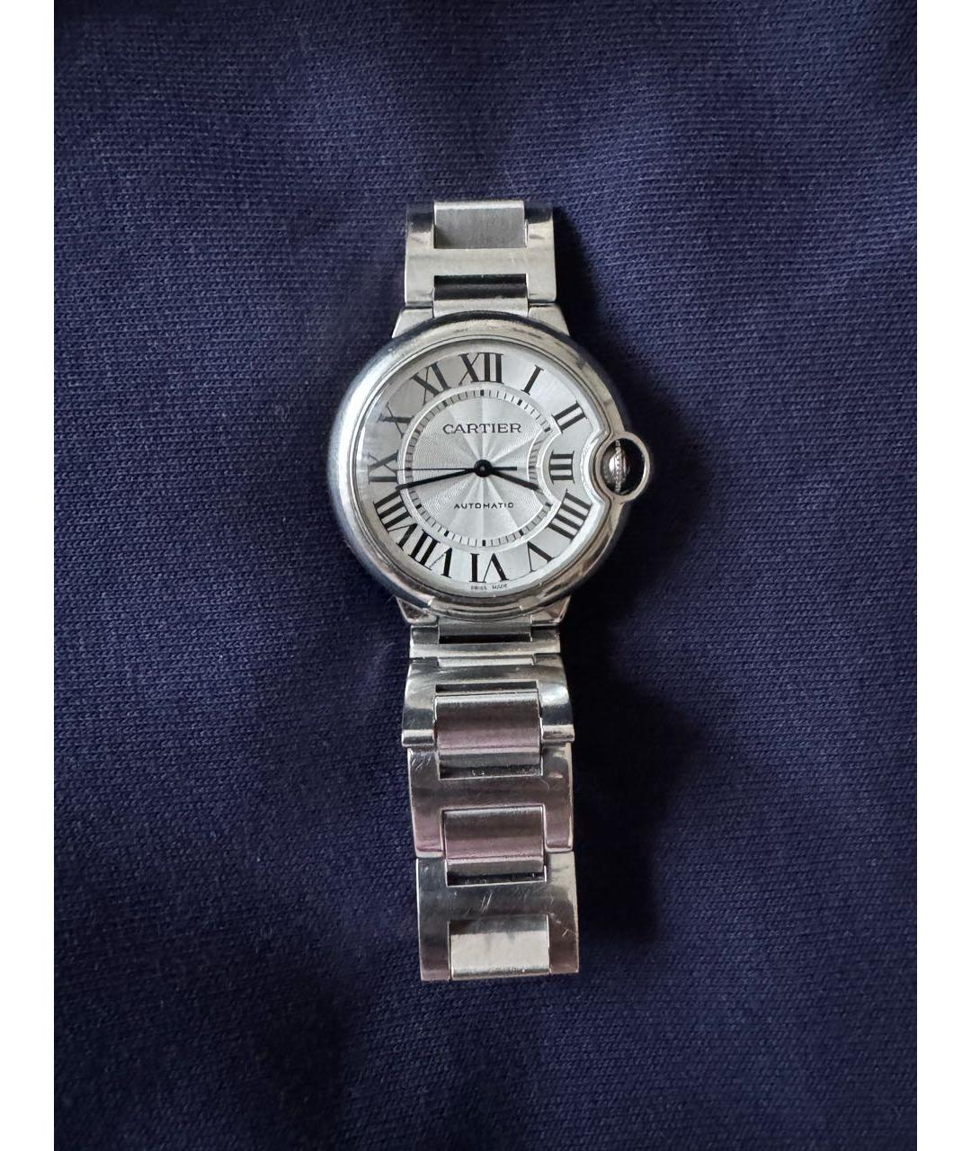 CARTIER Серебряные металлические часы, фото 4
